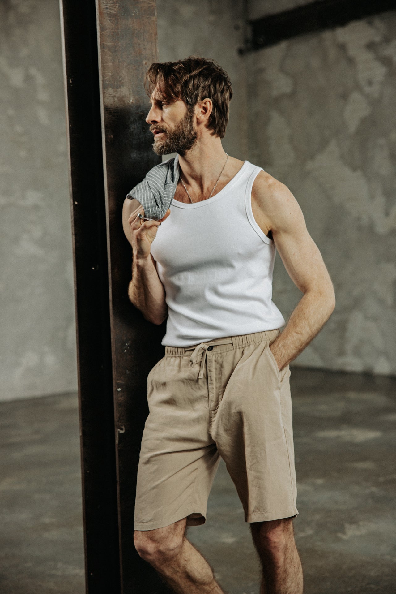 

Relaxed shorts Men Doug Somero beige | Freeman T. Porter