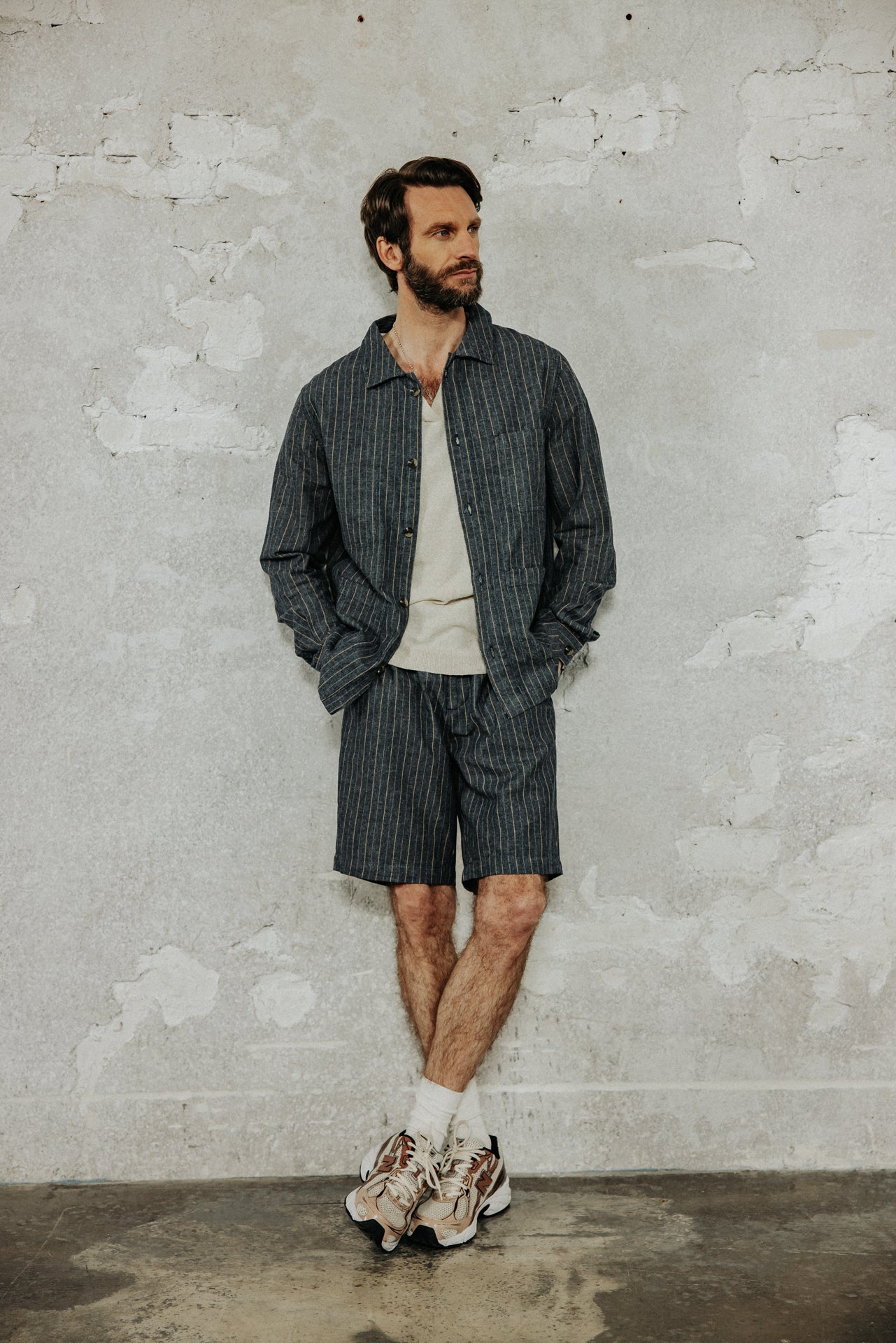 

Short relax Homme Doug Zappy indigo | Freeman T. Porter