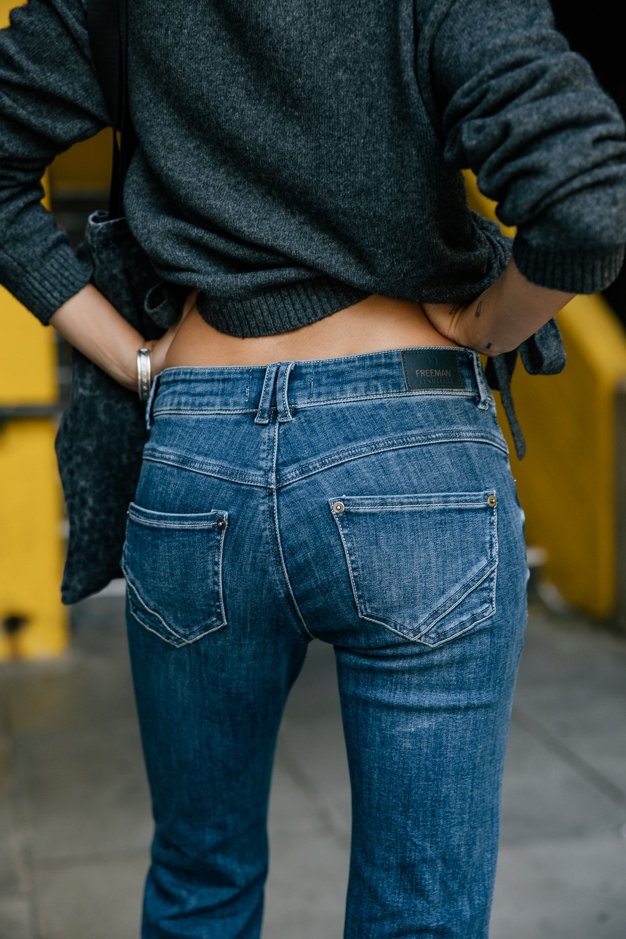 

High Waist 7/8 Bootcut Jeans Damen Norma easy | Freeman T. Porter