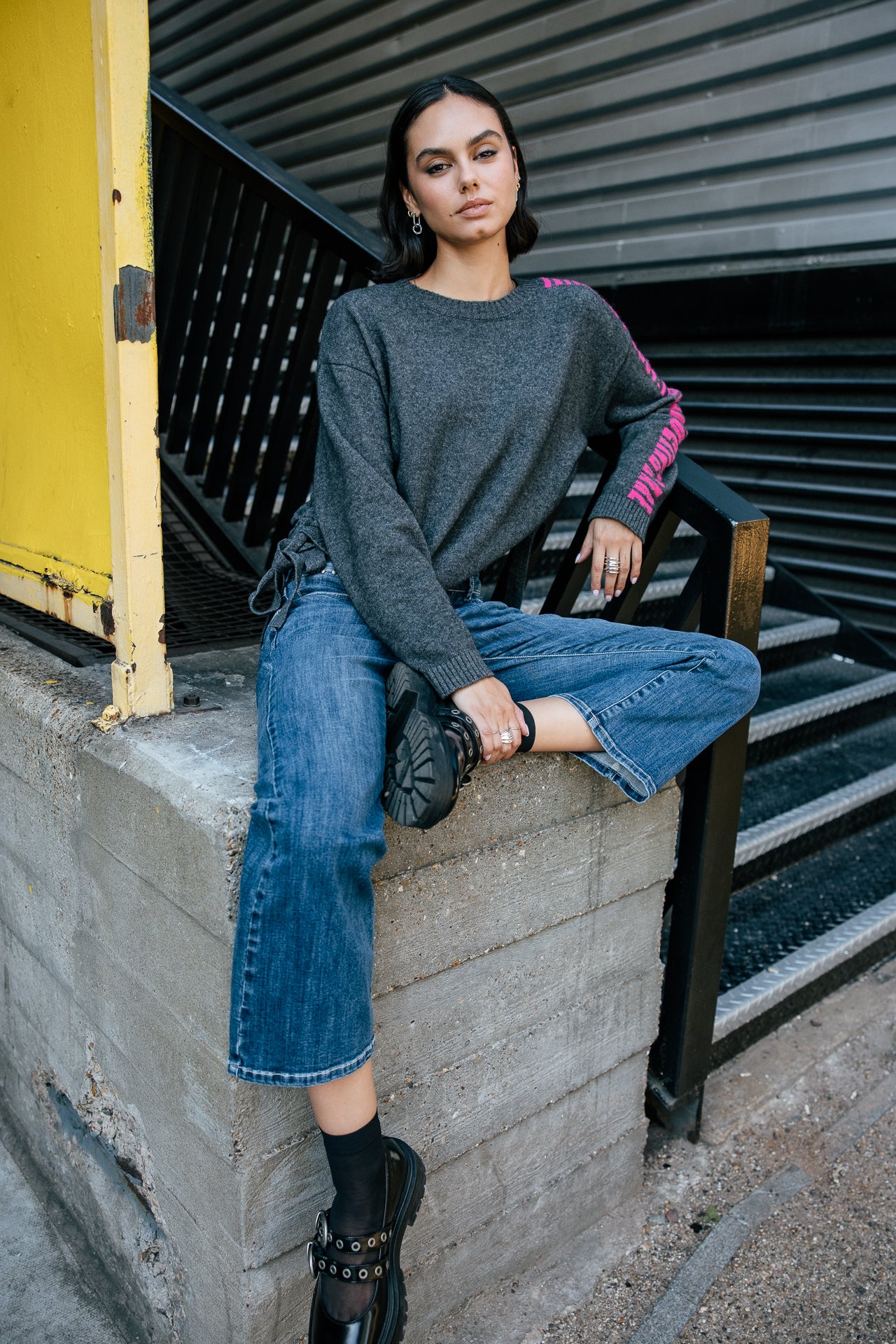 

High Waist 7/8 Bootcut Jeans Damen Norma easy | Freeman T. Porter