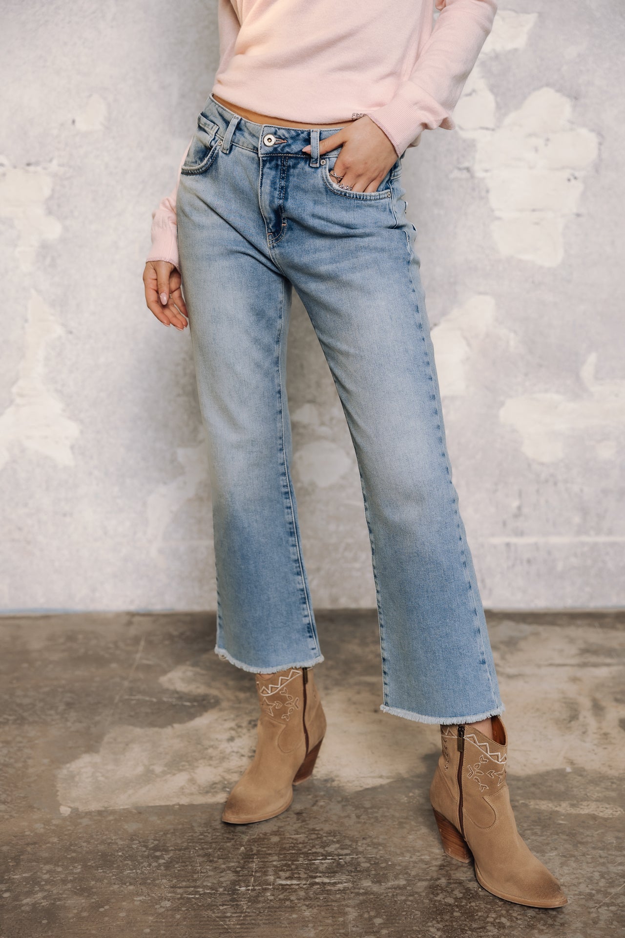 

Jeans bootcut 7/8 tiro alto Mujer Norma palermo med | Freeman T. Porter