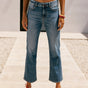

7/8 Bootcut-Jeans mit hoher Taille Damen Norma palermo med | Freeman T. Porter