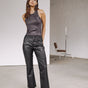 

Pantalon Bootcut 7/8 Femme Norma Biker black | Freeman T. Porter