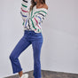 

Pantalon Bootcut 7/8 Woman Norma California mazarine blue | Freeman T. Porter