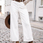 

Pantalon velours taille haute Frau Nylia Veluto egret | Freeman T. Porter