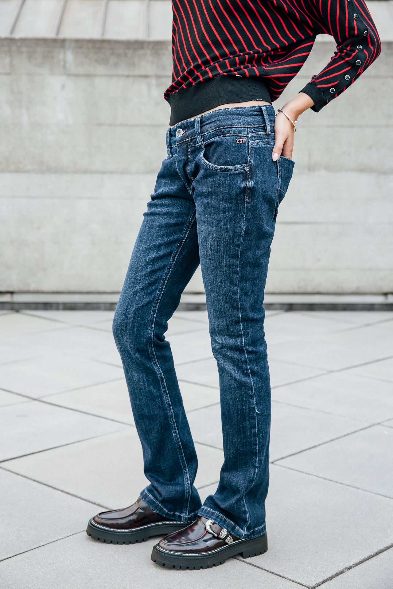 

Bootcut-Jeans Damen Betsy battle | Freeman T. Porter