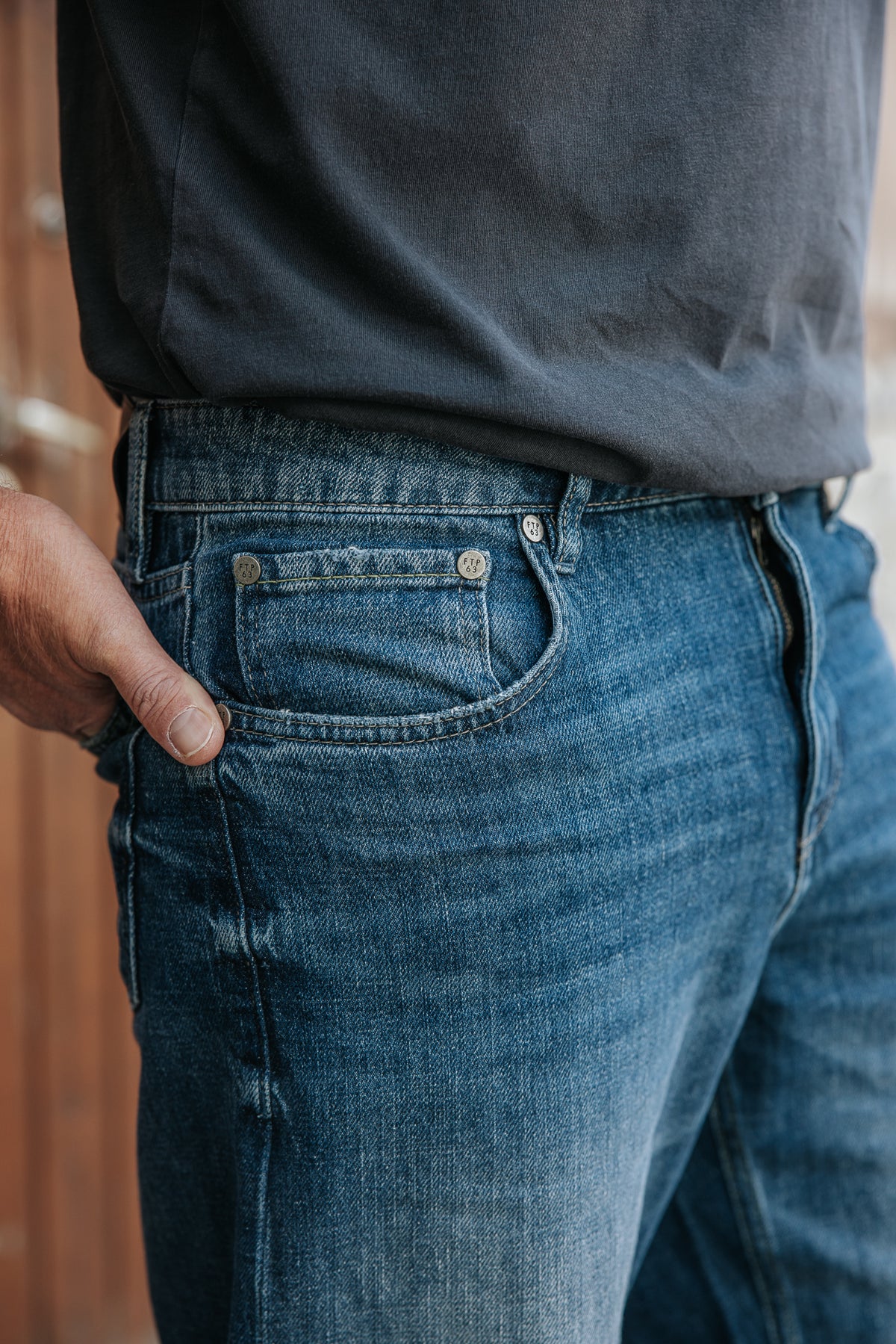 

Gerade geschnittene Jeans Herren Victor scrap | Freeman T. Porter