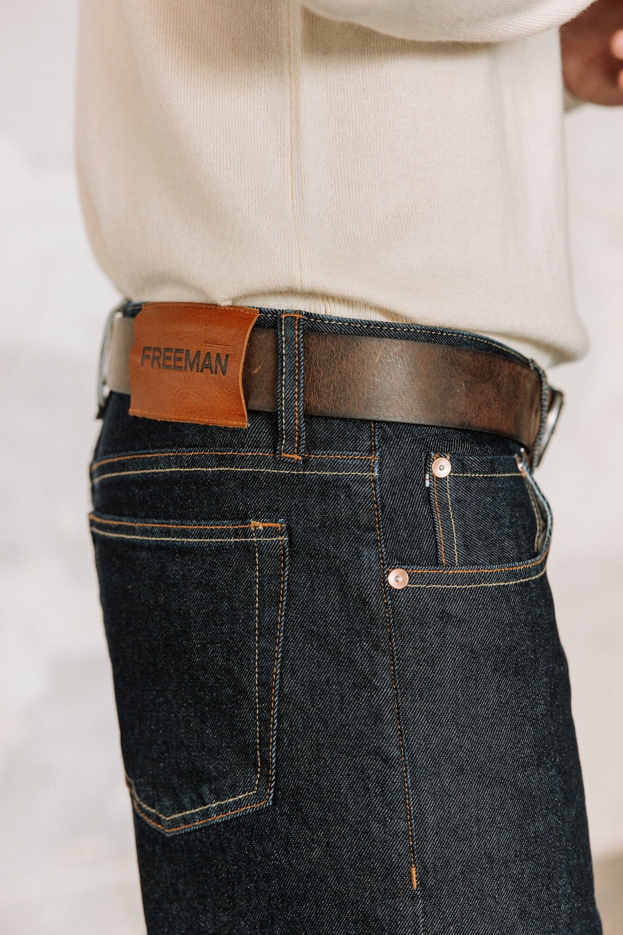 

Jeans droit Mann Victor raw selvedge | Freeman T. Porter