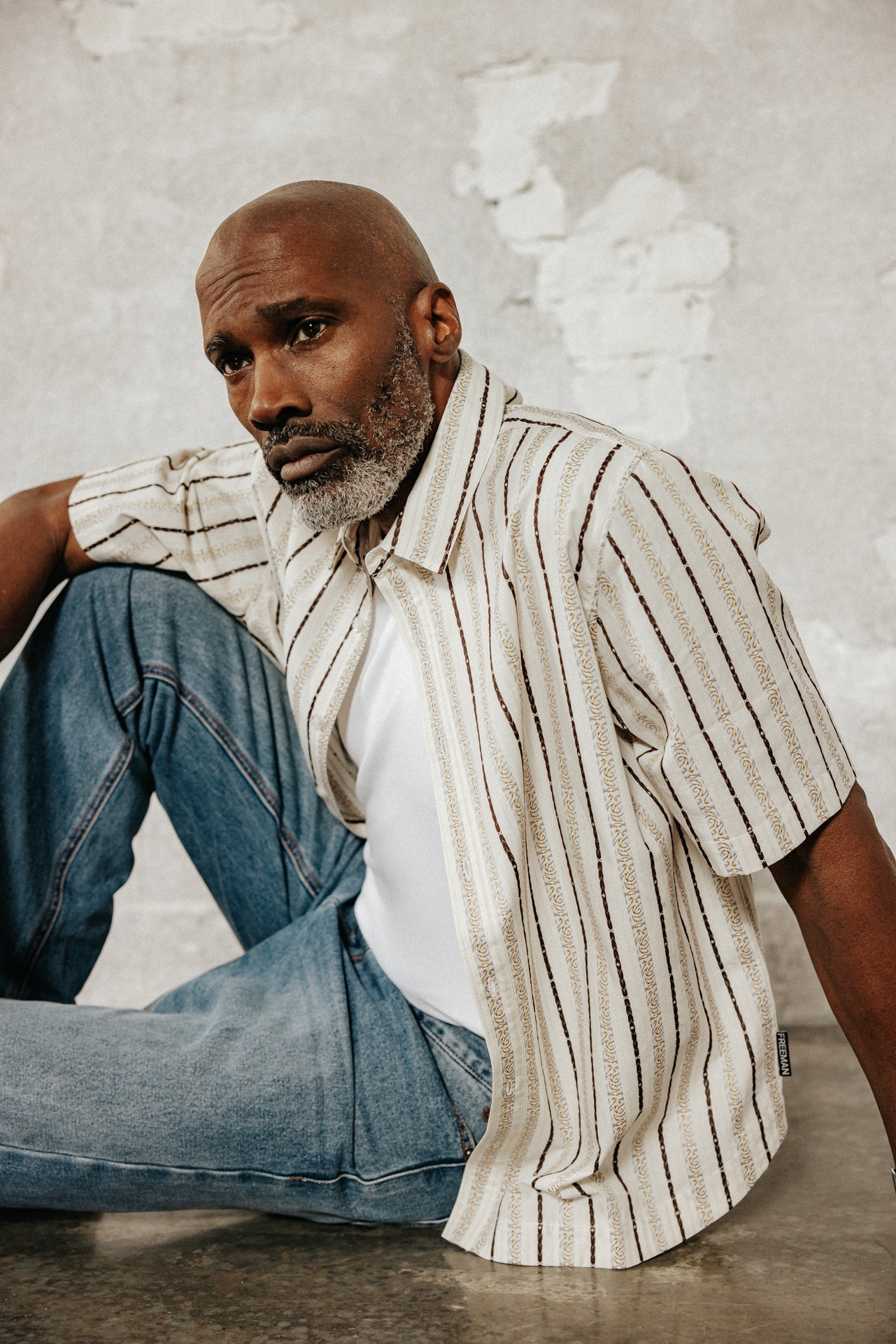 

Jeans droit  Homme Victor Denim evans med | Freeman T. Porter