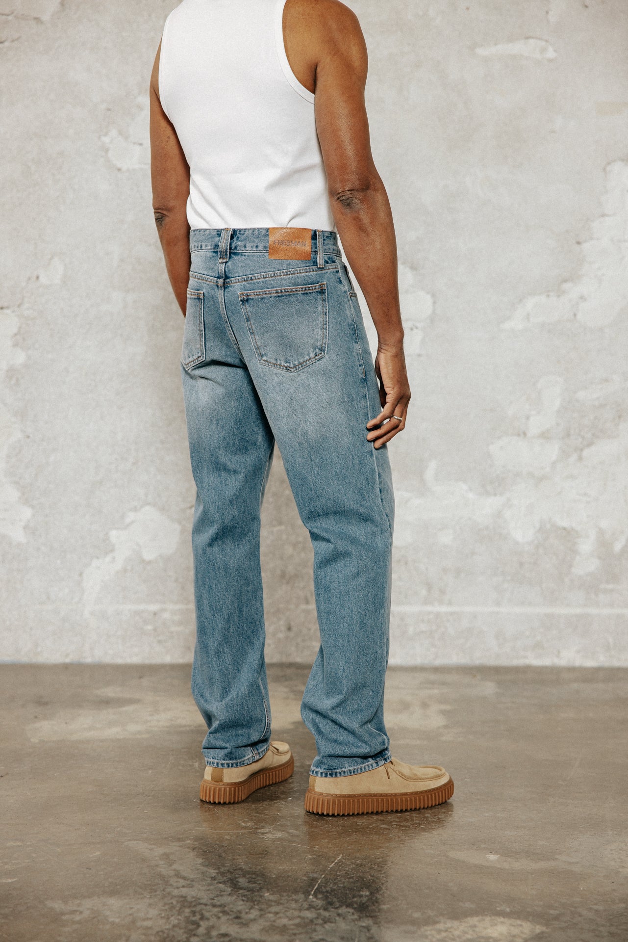 

Jeans droit  Homme Victor Denim evans med | Freeman T. Porter