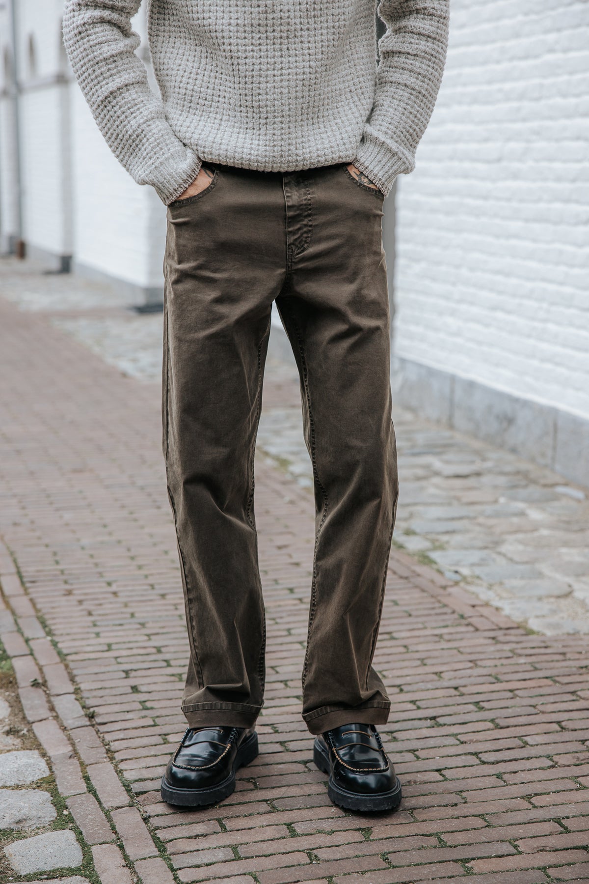 

Pantalón recto Hombre Victor Mazaro khaki | Freeman T. Porter