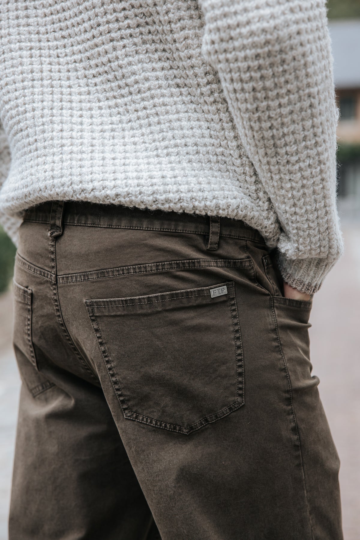 

Pantalón recto Hombre Victor Mazaro khaki | Freeman T. Porter