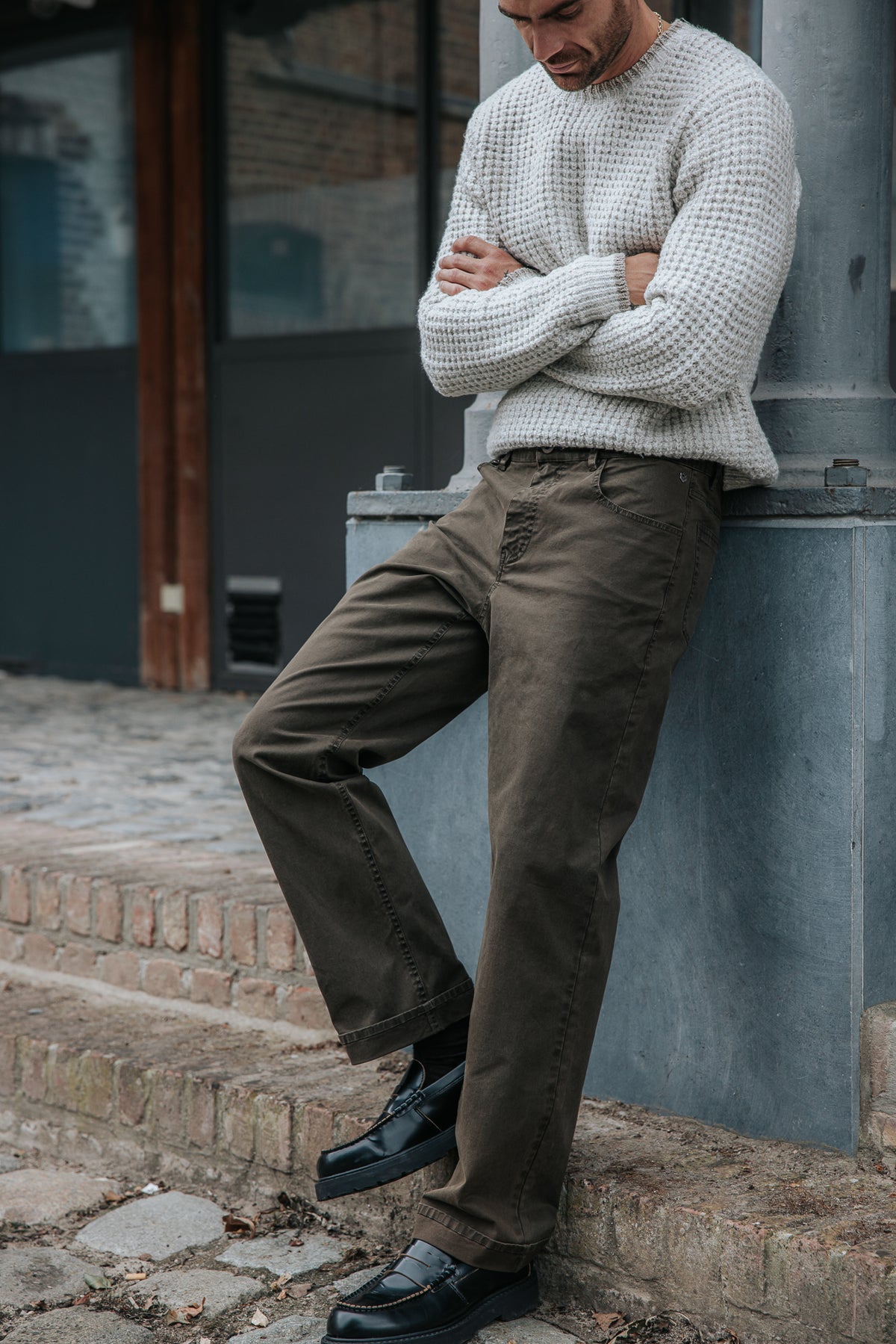 

Pantalón recto Hombre Victor Mazaro khaki | Freeman T. Porter