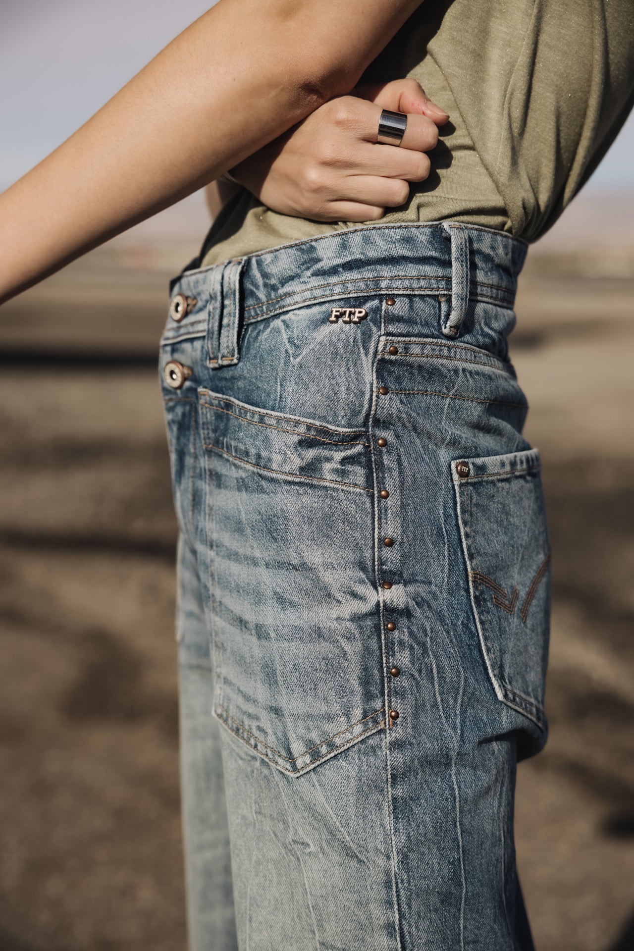 

Jeans taille haute Femme Edita bocaina | Freeman T. Porter