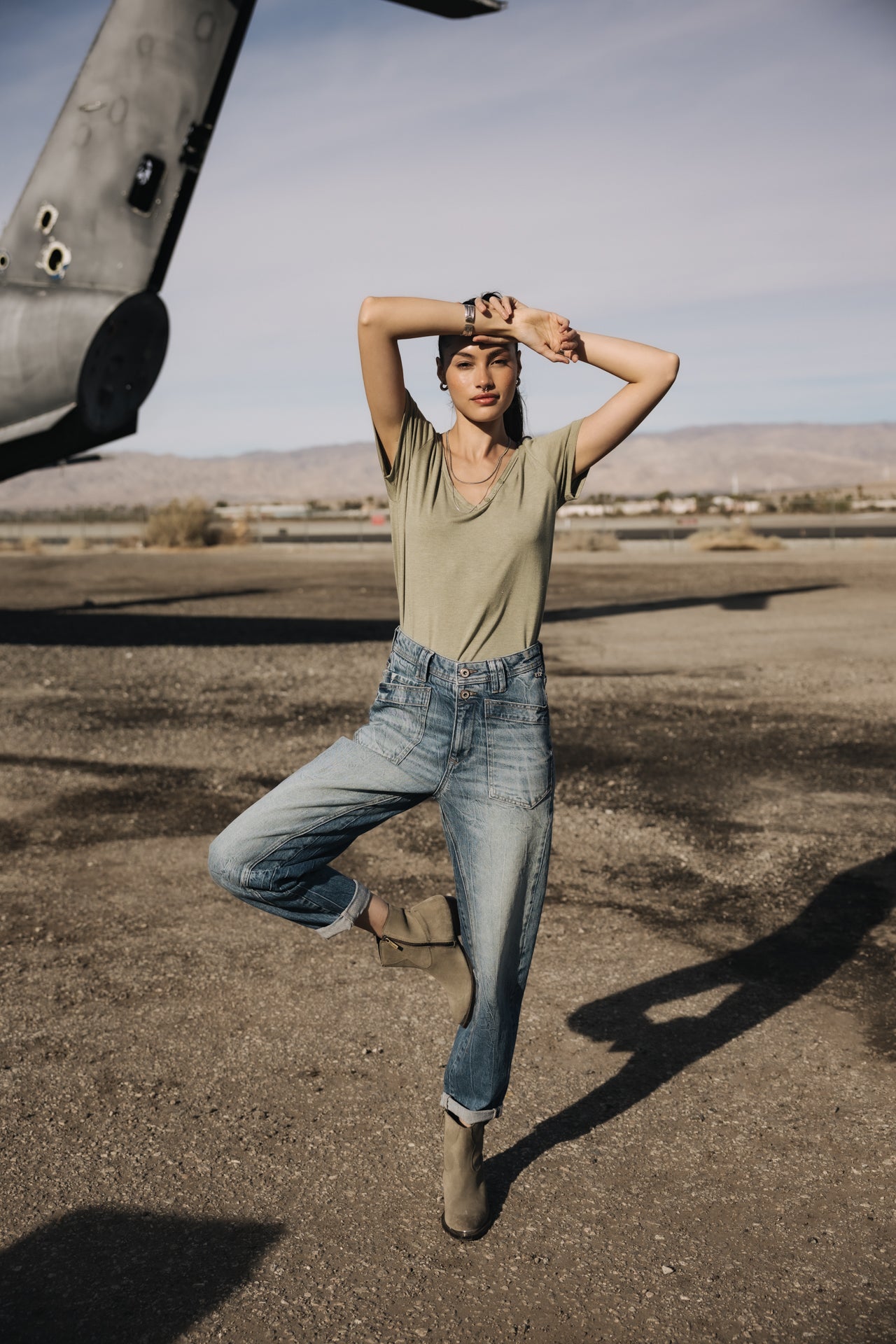 

Jeans taille haute Femme Edita bocaina | Freeman T. Porter
