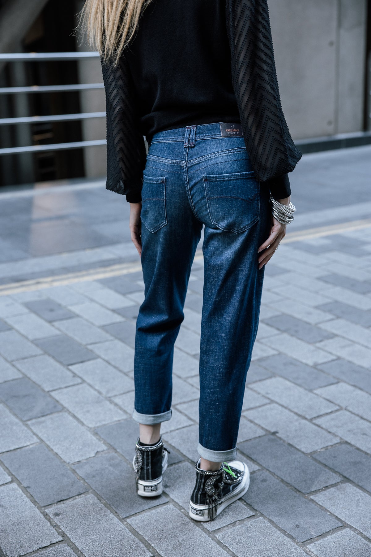 

Jeans droit 7/8 taille haute Femme Edita boxy | Freeman T. Porter