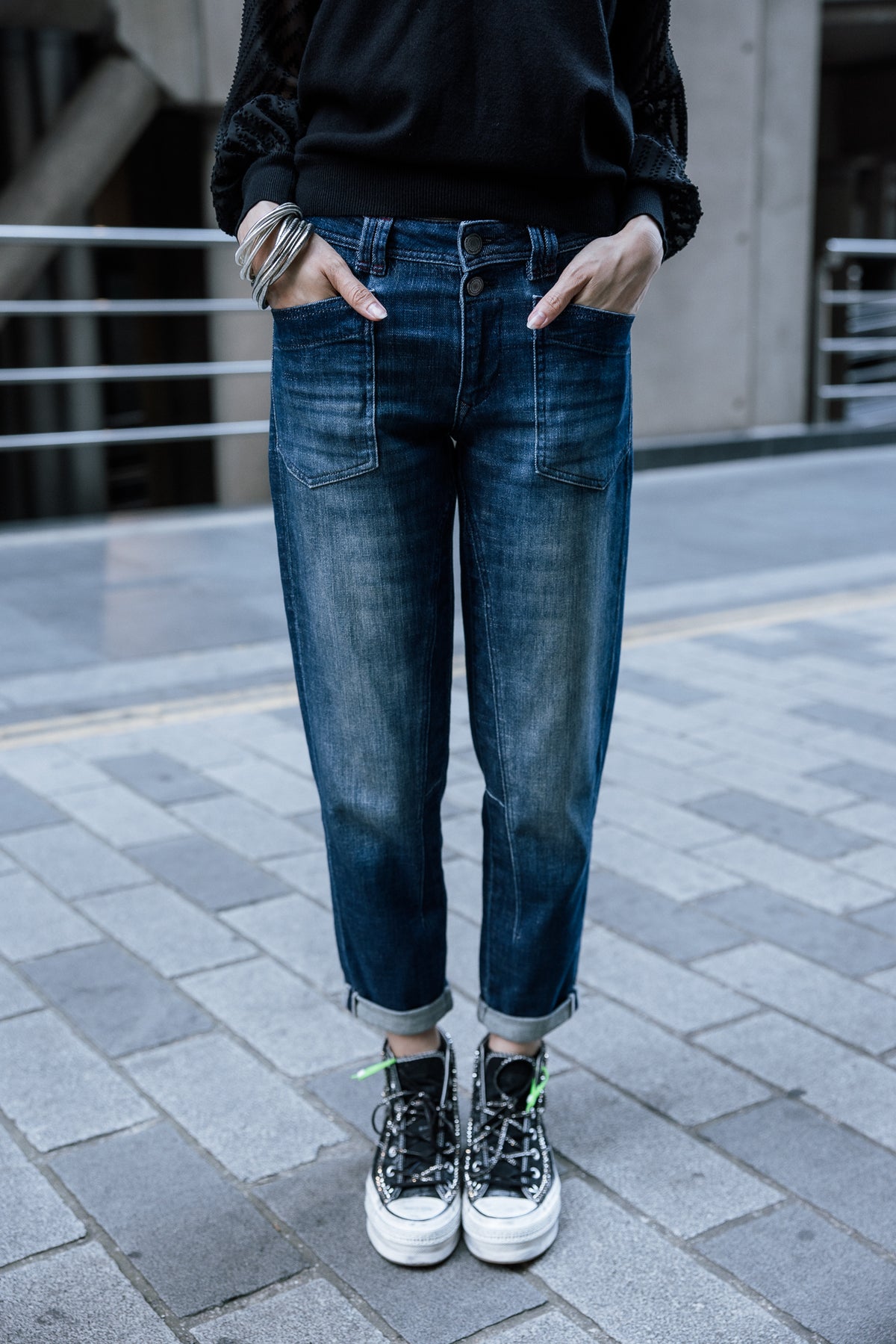 

Jeans droit 7/8 taille haute Femme Edita boxy | Freeman T. Porter