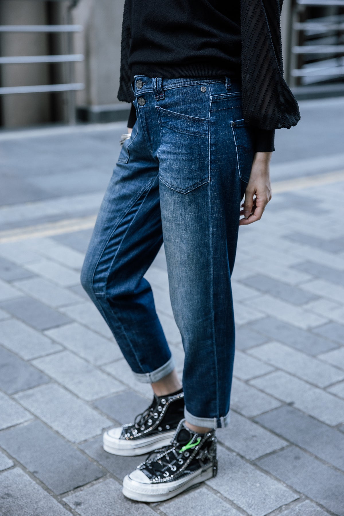 

Jeans droit 7/8 taille haute Femme Edita boxy | Freeman T. Porter