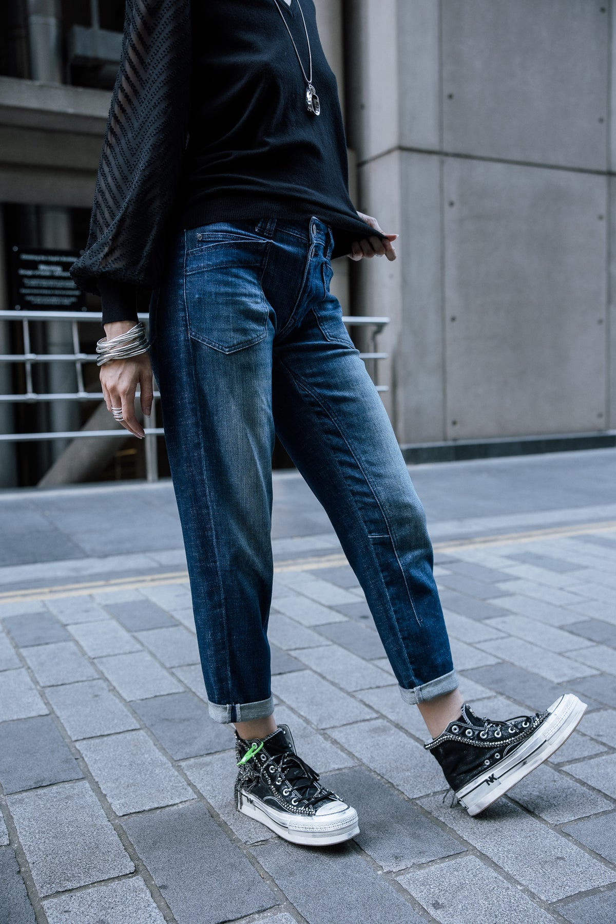 

Jeans droit 7/8 taille haute Femme Edita boxy | Freeman T. Porter