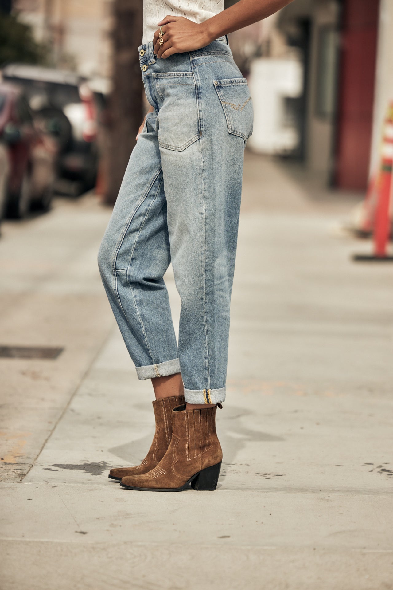 

Jeans mit hoher Taille Frau Edita figari | Freeman T. Porter