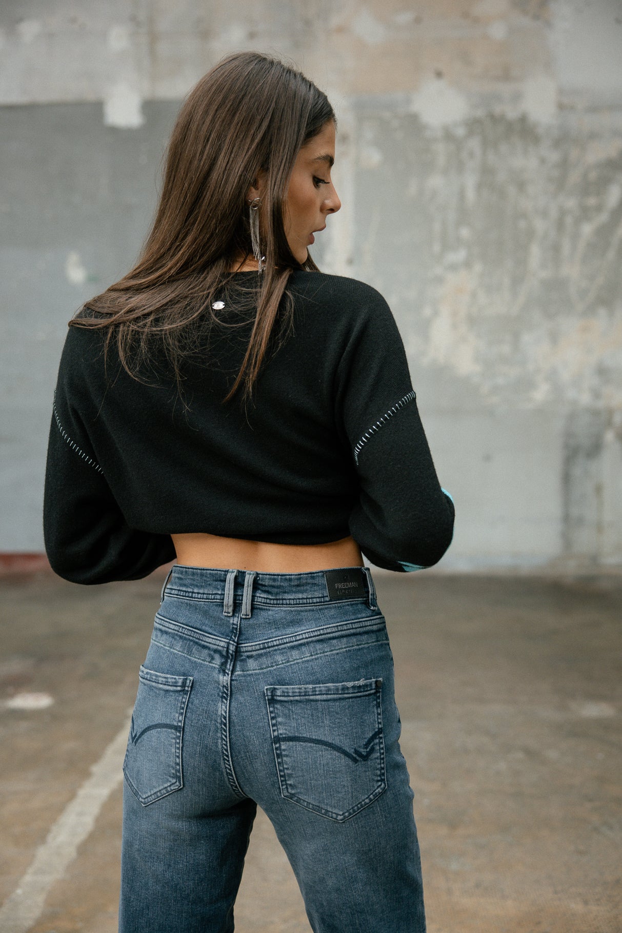 

Jeans taille haute Frau Edita sirena | Freeman T. Porter