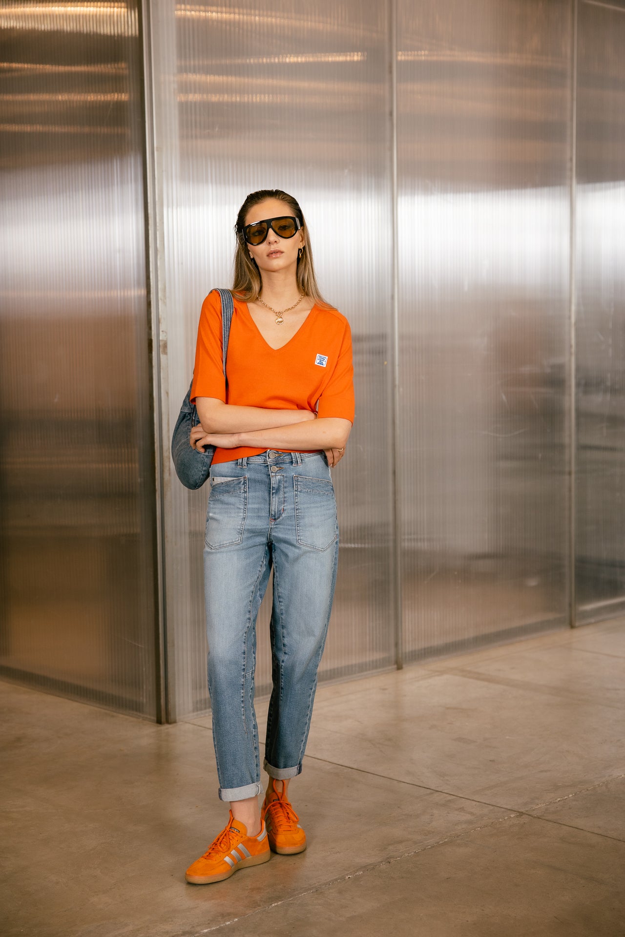 

Jeans droit 7/8 taille haute Femme Edita suave | Freeman T. Porter