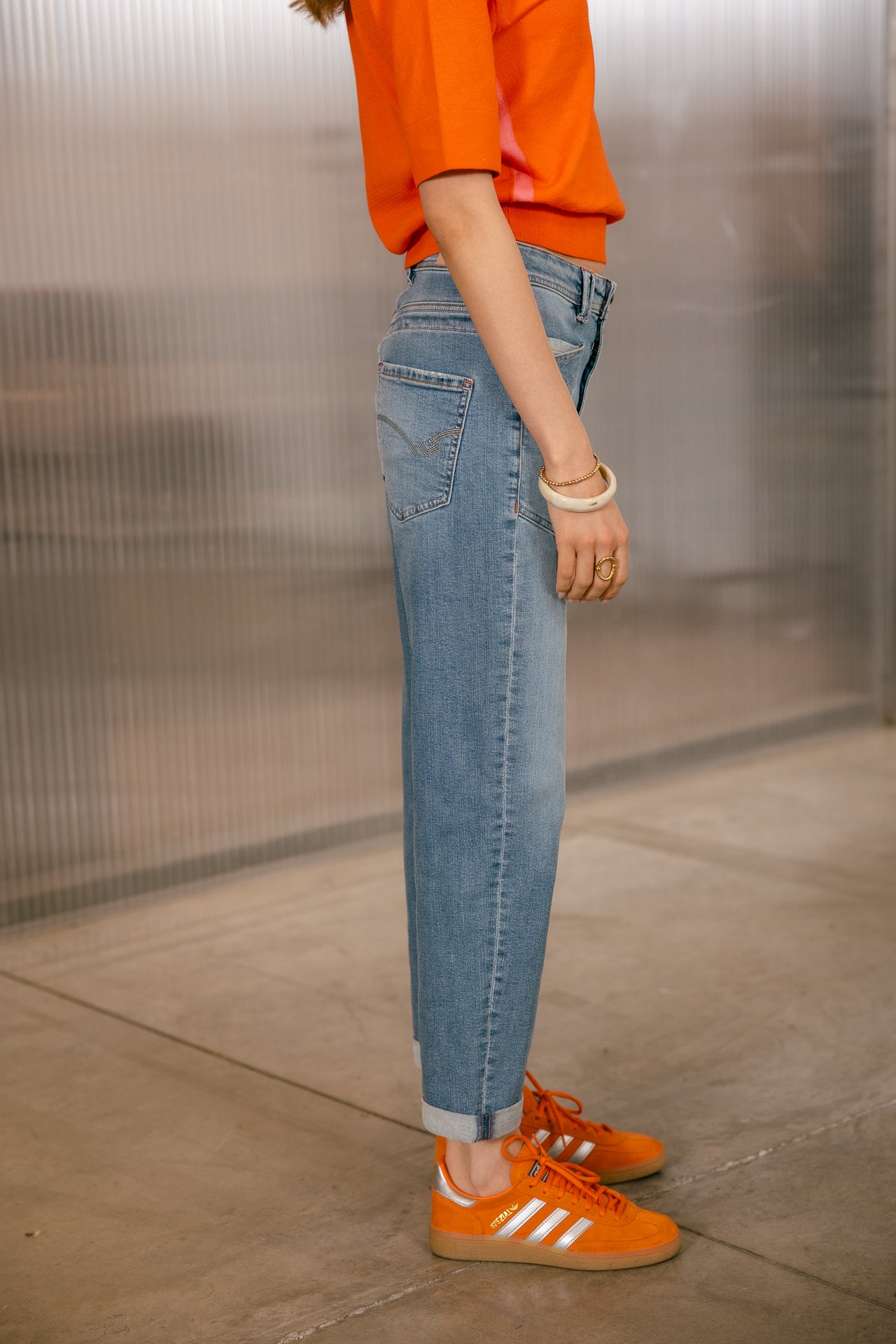 

Jeans droit 7/8 taille haute Femme Edita suave | Freeman T. Porter