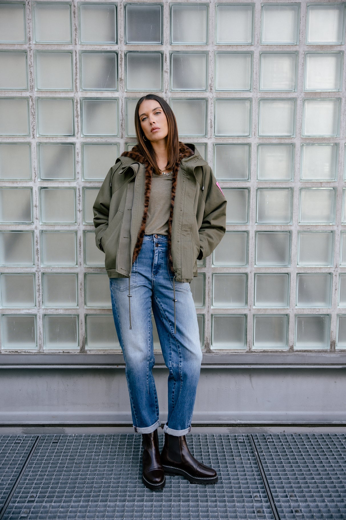 

Jeans mit hoher Taille Frau Edita sicilian | Freeman T. Porter