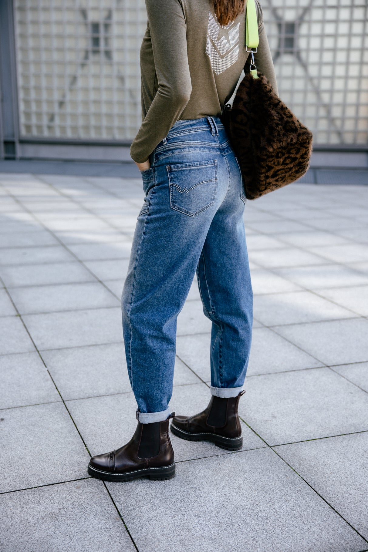 

Jeans mit hoher Taille Frau Edita sicilian | Freeman T. Porter