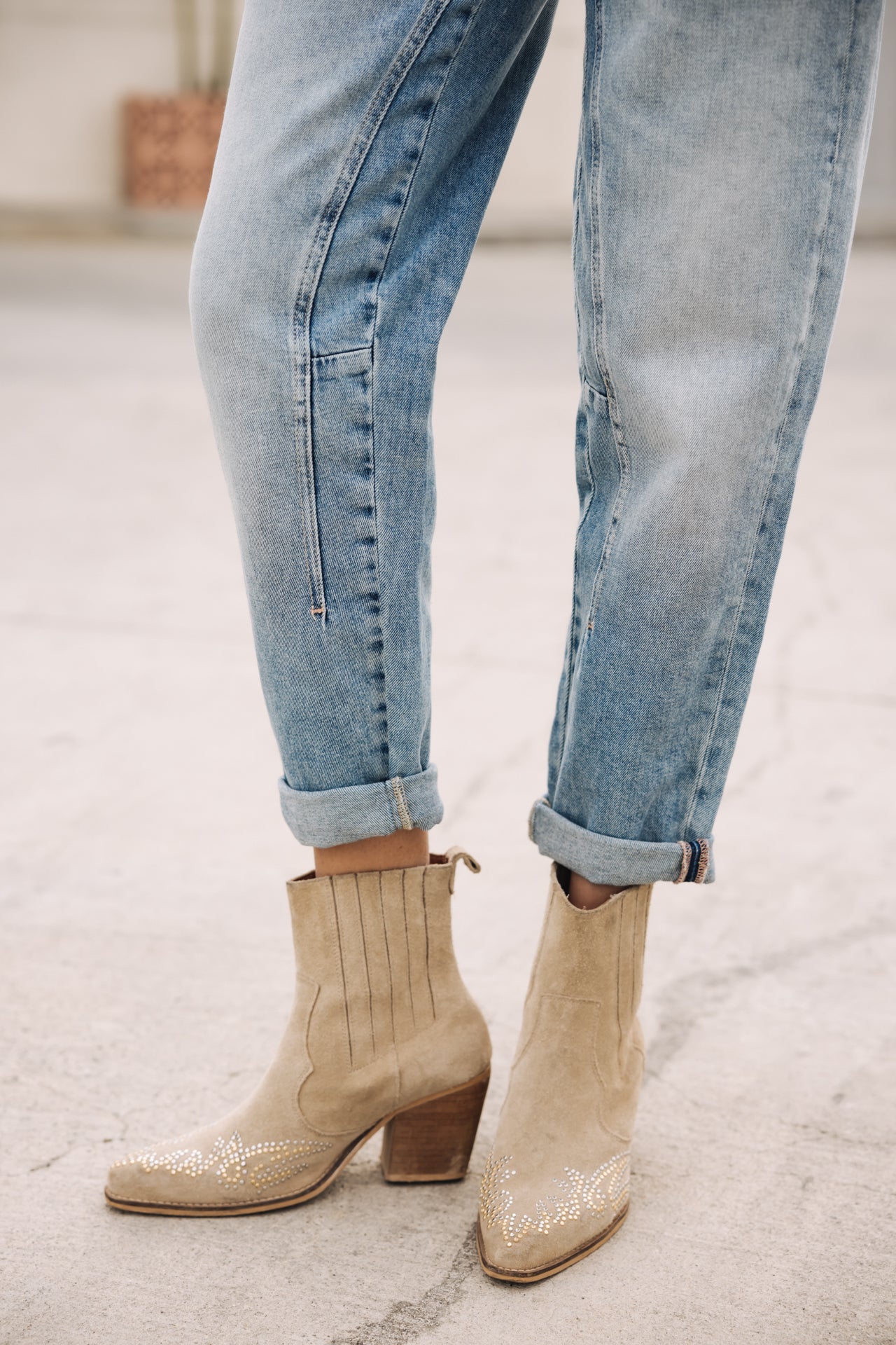 

High-waisted jeans Woman Edita palermo med | Freeman T. Porter
