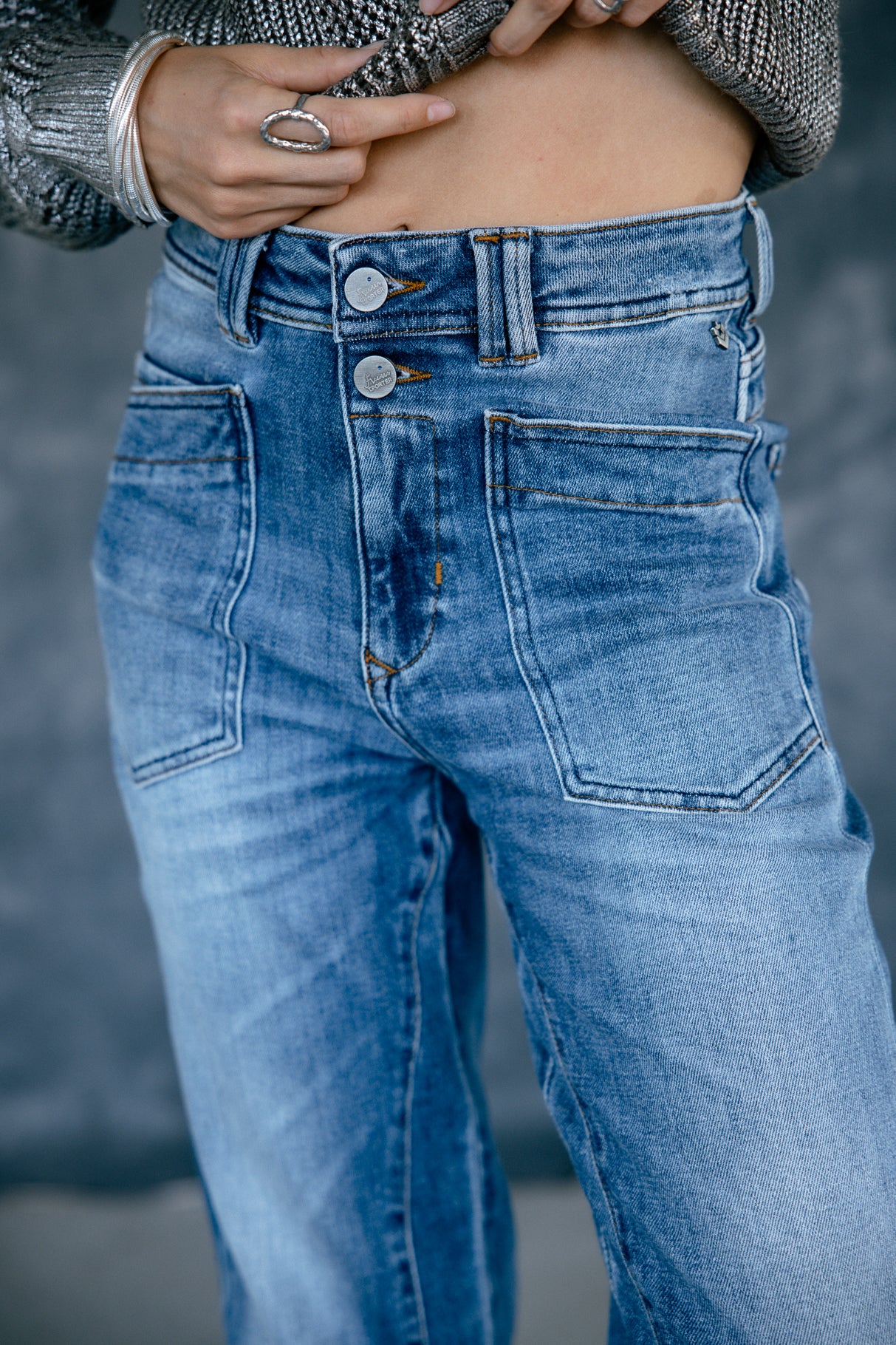 

Jeans taille haute Femme Edita seoul | Freeman T. Porter