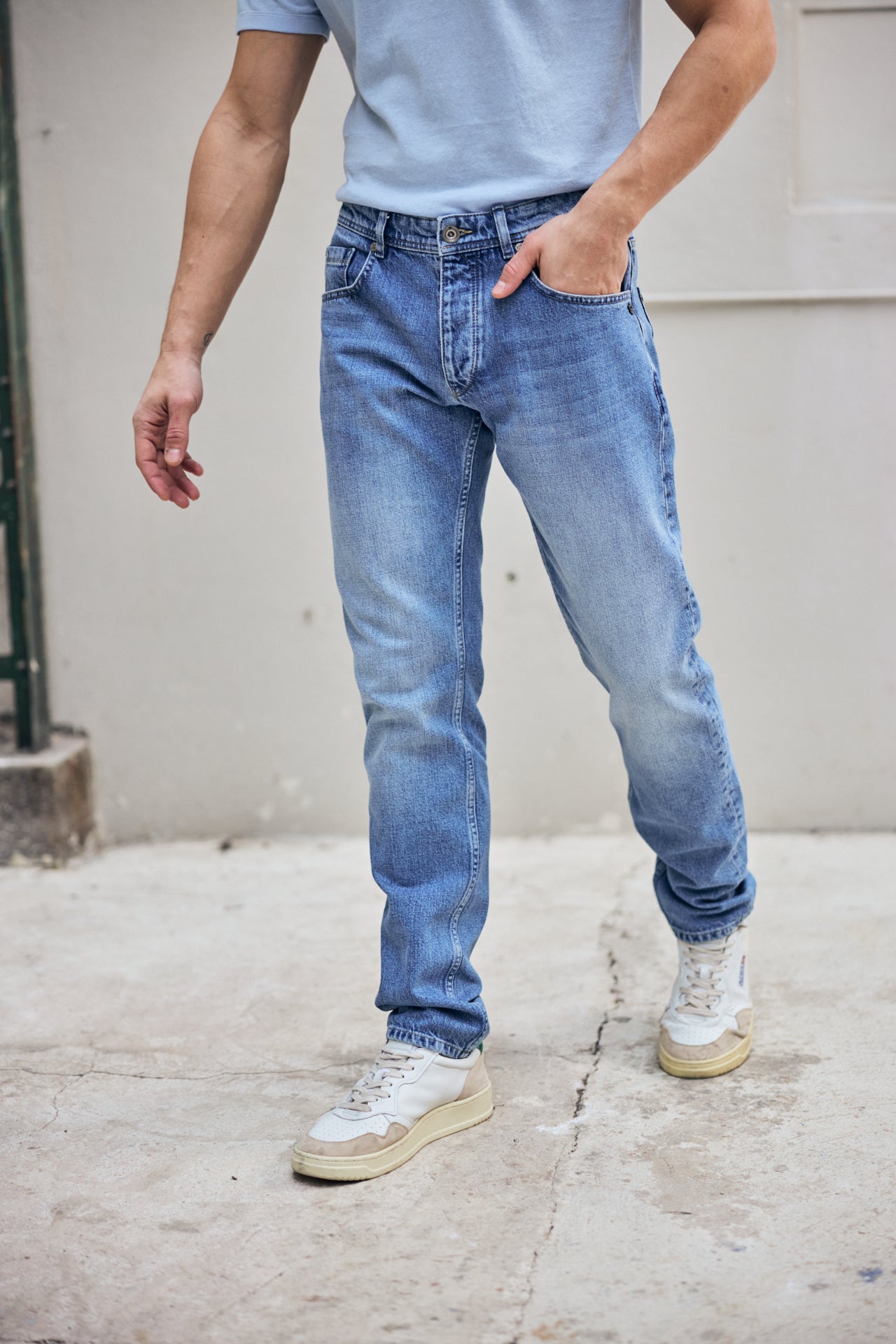 

Gerade Jeans Mann Felix balik light | Freeman T. Porter
