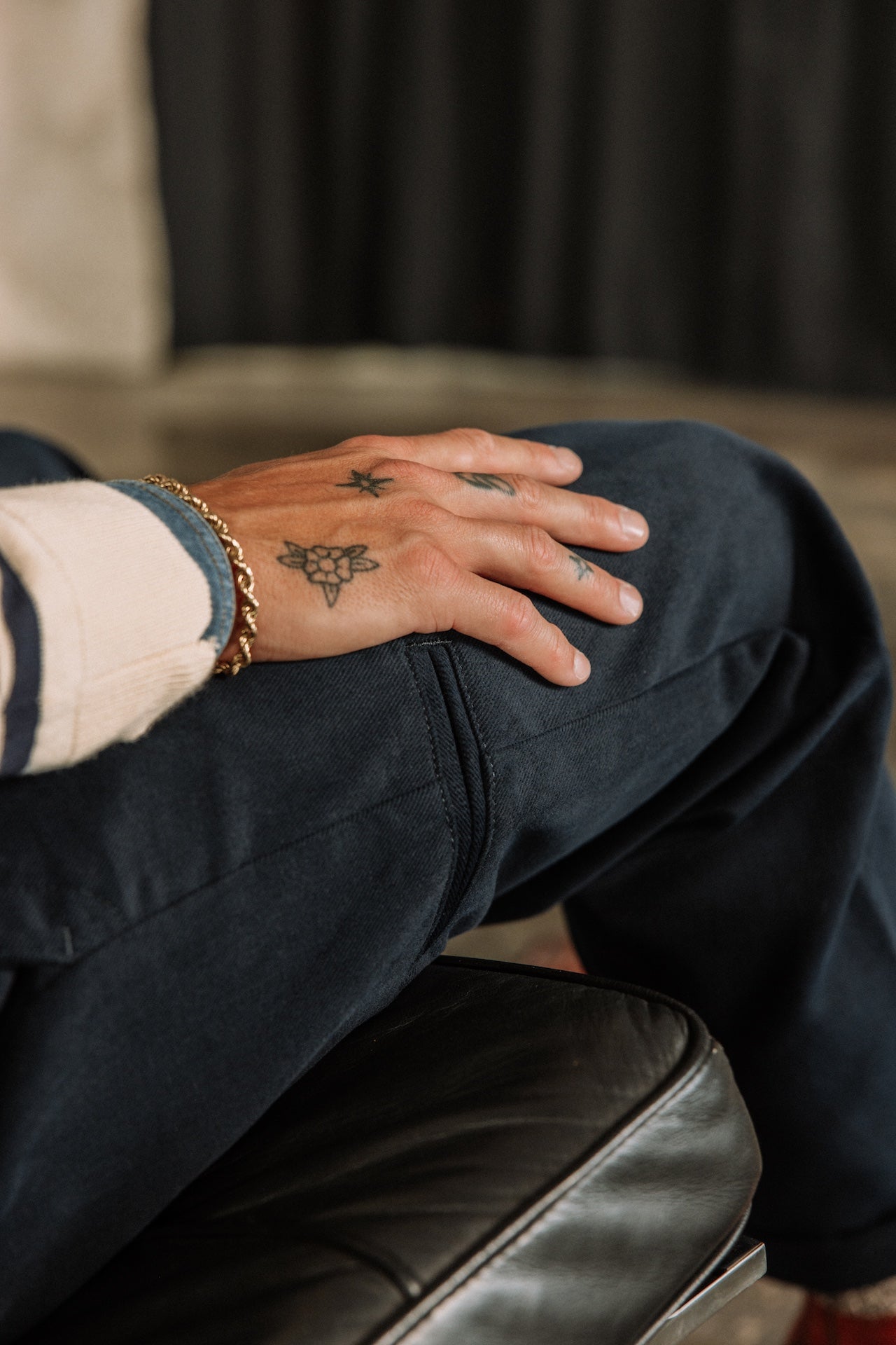 

Pantalon cropped Men Wesley Mellow peacoat | Freeman T. Porter