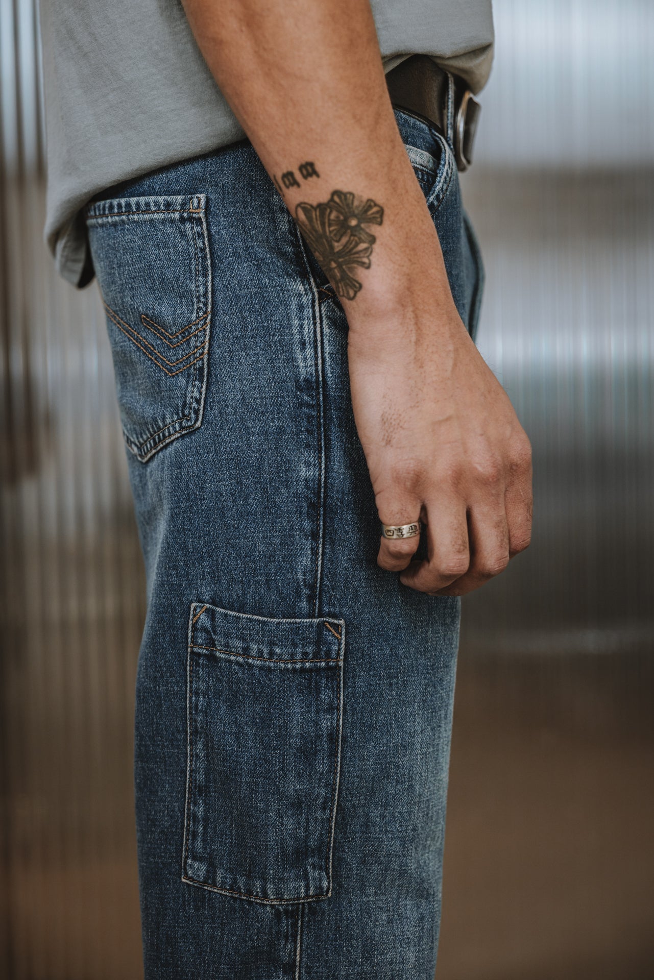 

Cropped jeans Men Tiago Denim barsen | Freeman T. Porter