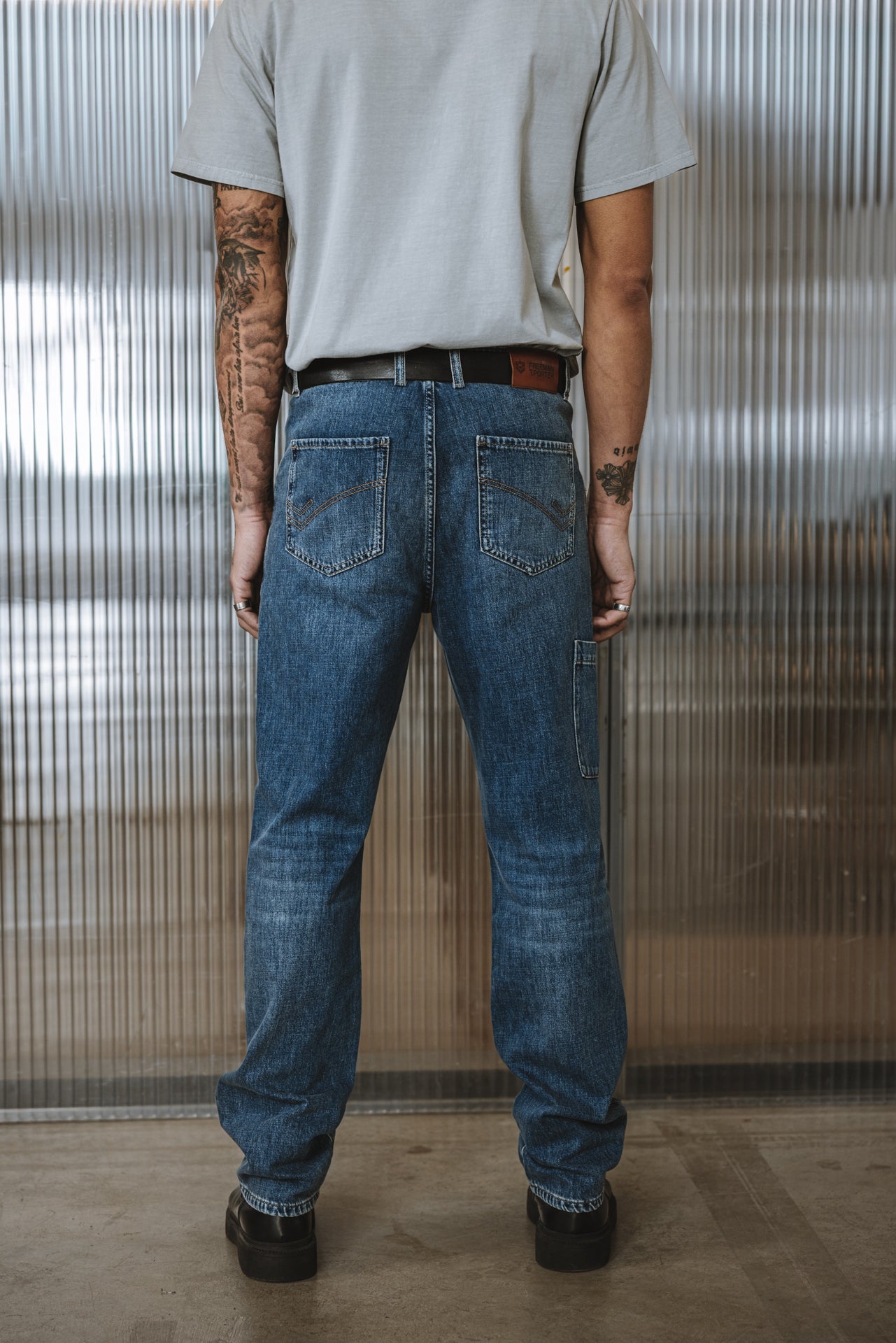 

Cropped jeans Men Tiago Denim barsen | Freeman T. Porter