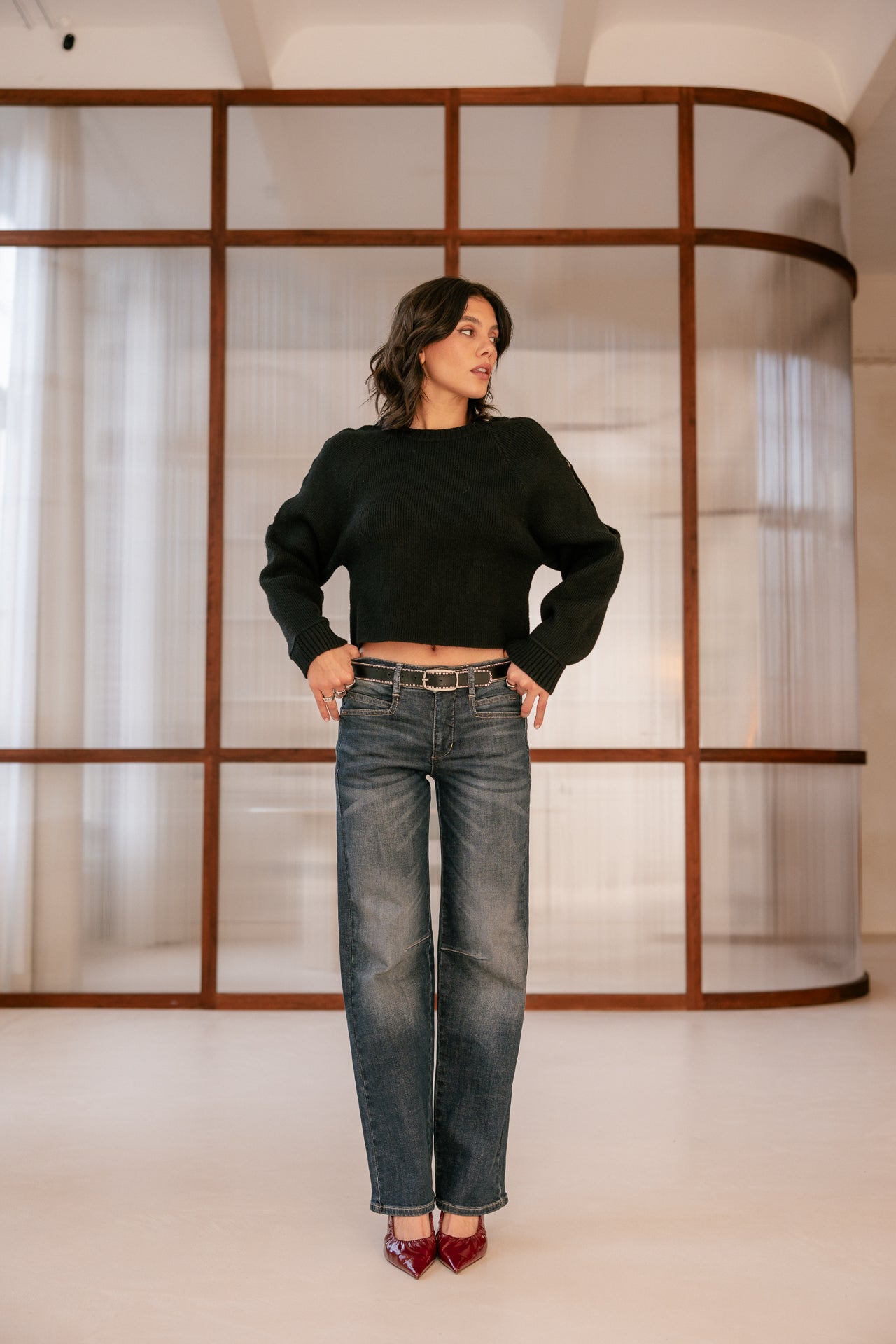   
            

Vaqueros rectos de tiro medio Mujer Hannah midiego | Freeman T. Porter
          