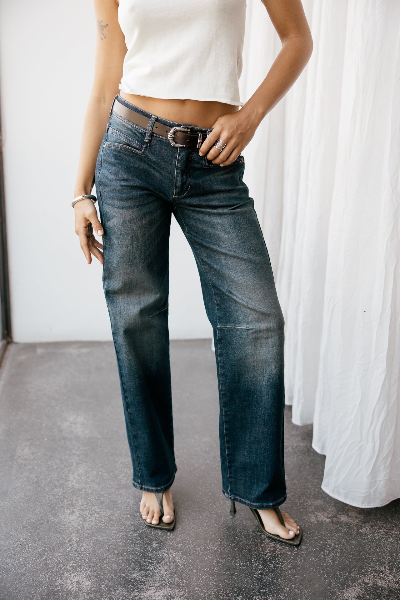   
            

Denim droit stretch Femme Hannah midiego | Freeman T. Porter
          