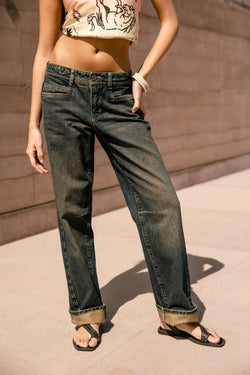 

Jeans droit taille mi-haute Femme Hannah follower | Freeman T. Porter