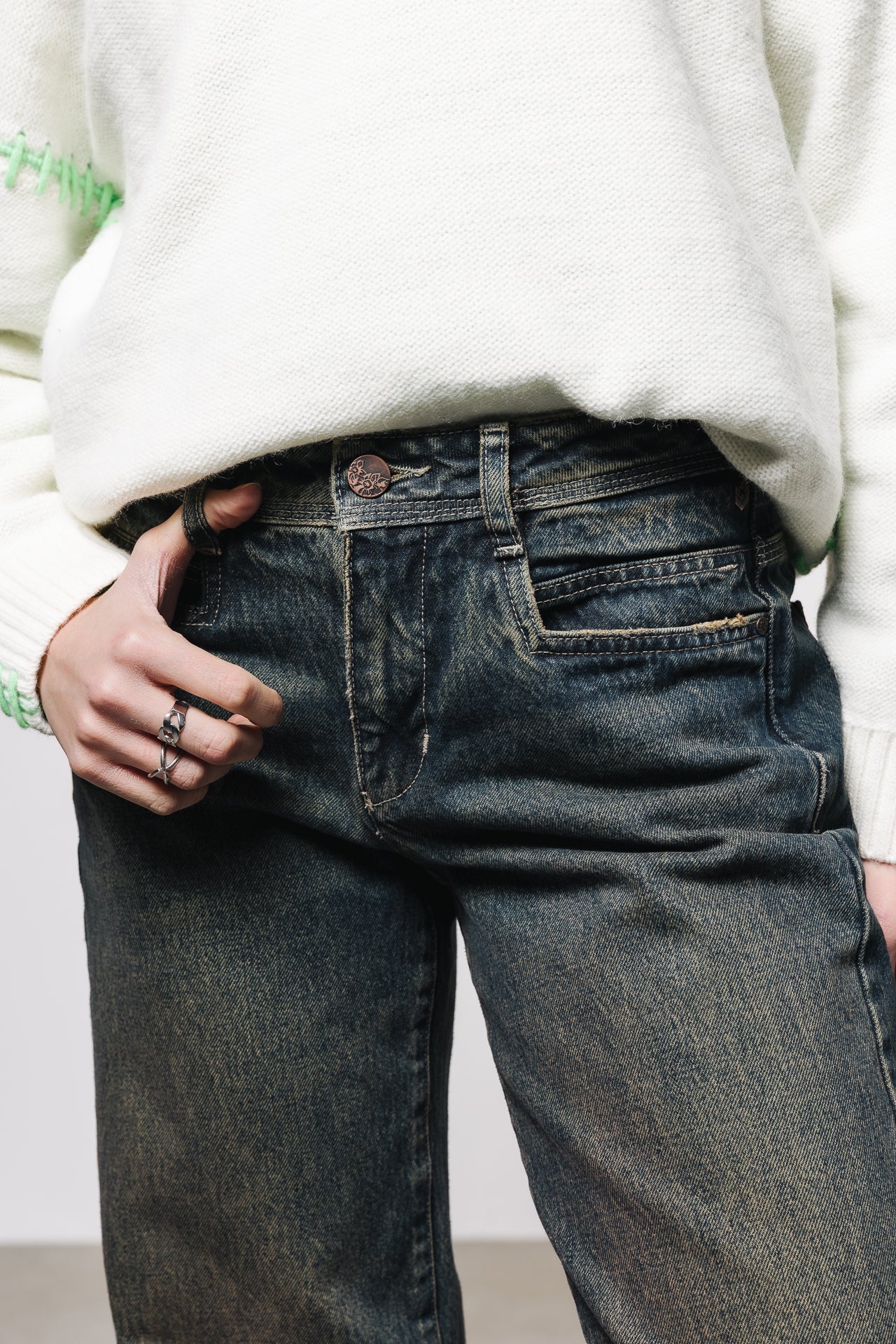 

Mid-rise straight fit jeans Women Hannah Denim follower | Freeman T. Porter