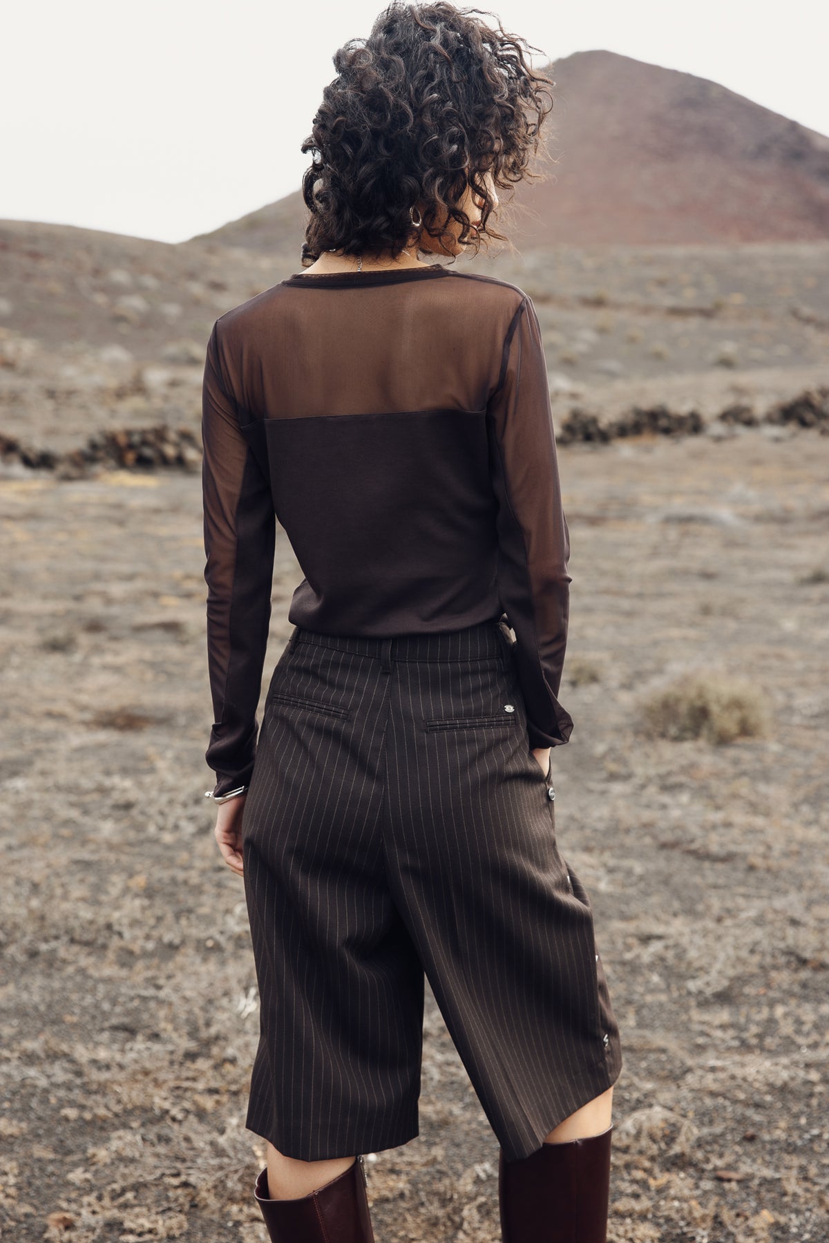 

Bermuda city taille haute Femme Stella Ristretto chocolate torte | Freeman T. Porter