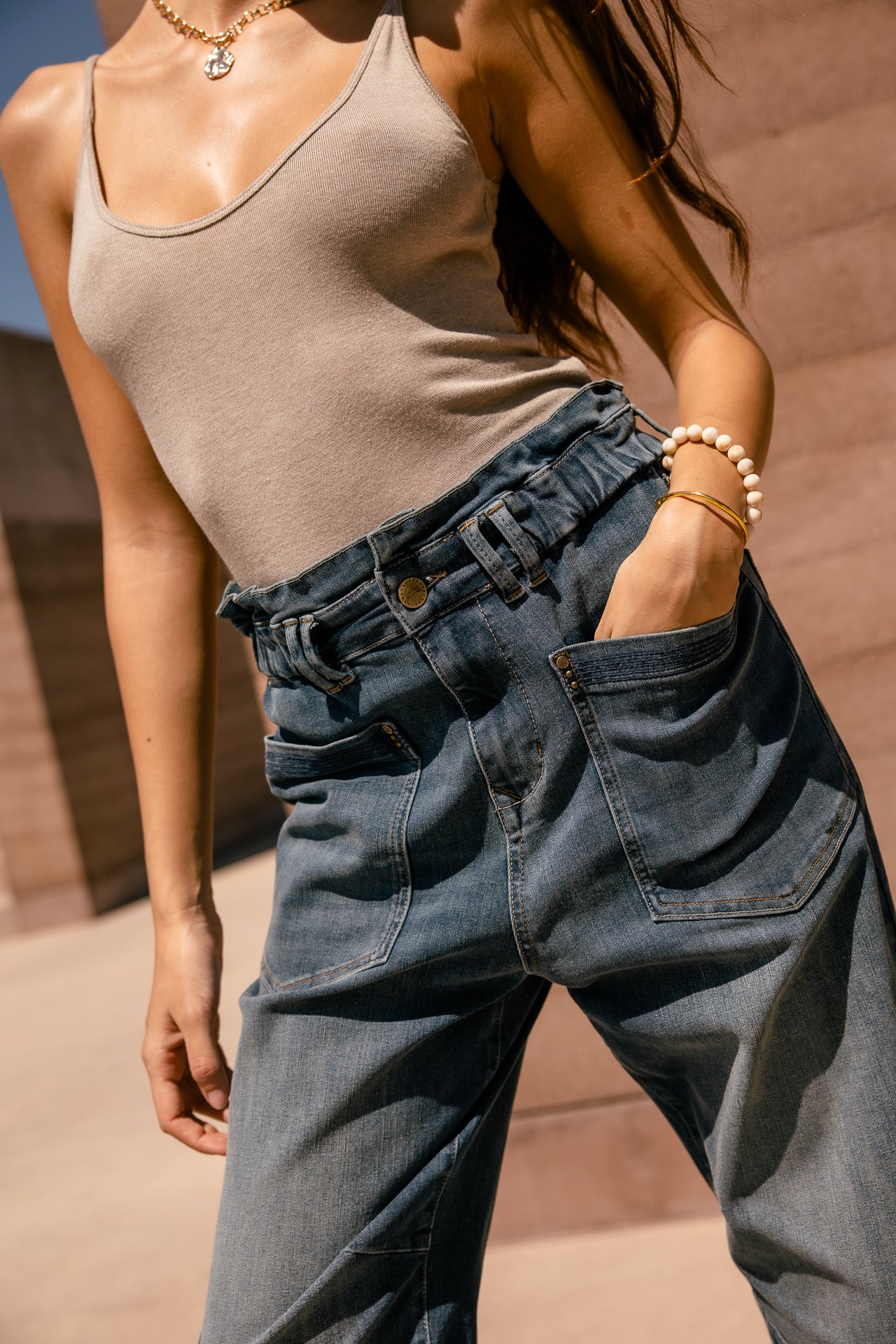 

Jeans taille haute Femme Joyce pacific | Freeman T. Porter