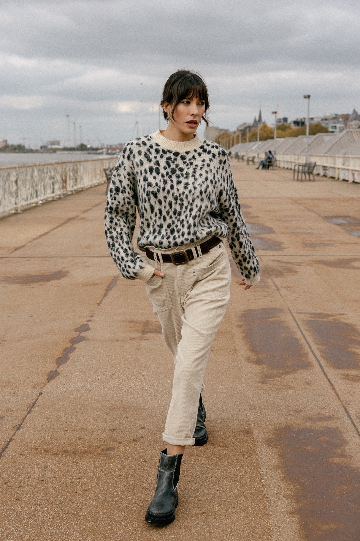   
            

Pantalon velours taille haute Femme Joyce Veluto overcast | Freeman T. Porter
          