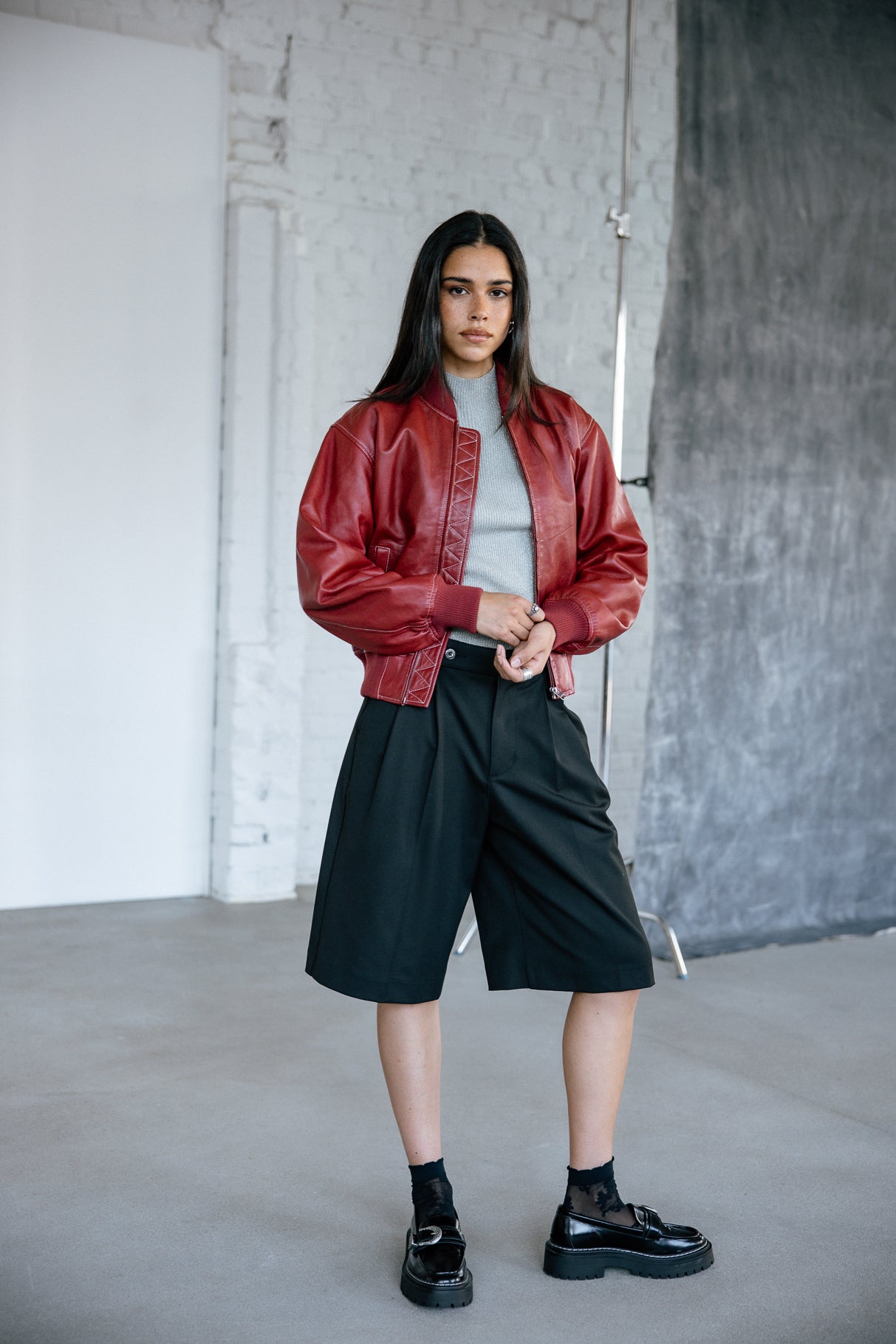 

Bermuda City Femme Stella Evenos black | Freeman T. Porter