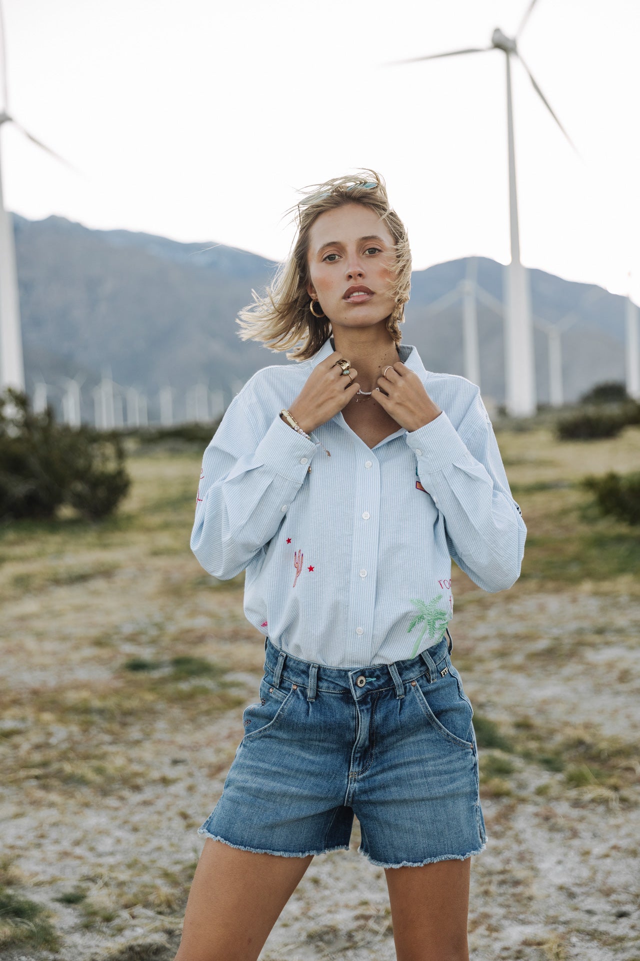   
            

High-waisted shorts Woman Jade portofino | Freeman T. Porter
          