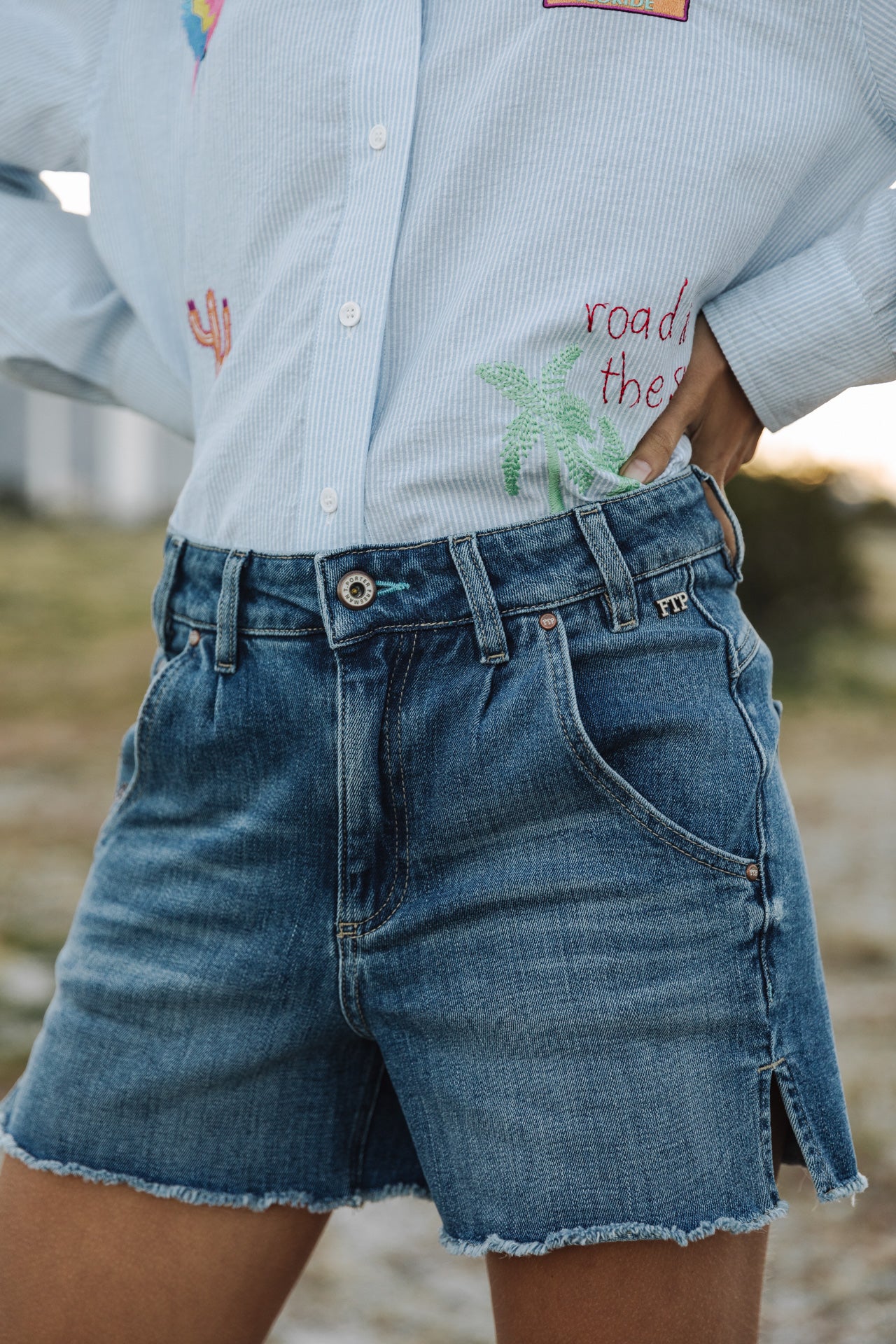 

Short taille haute Femme Jade portofino | Freeman T. Porter