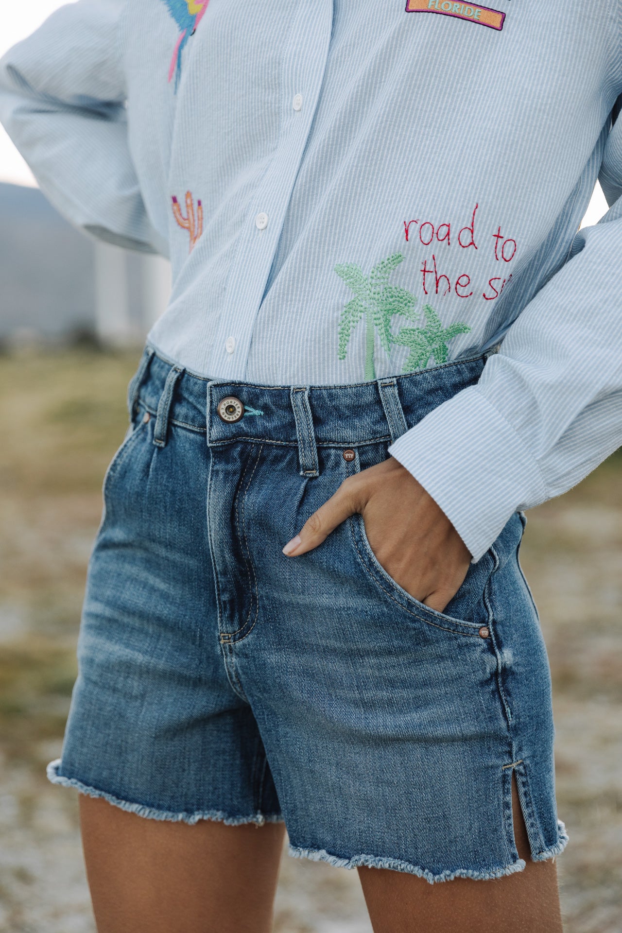 

Short taille haute Femme Jade portofino | Freeman T. Porter