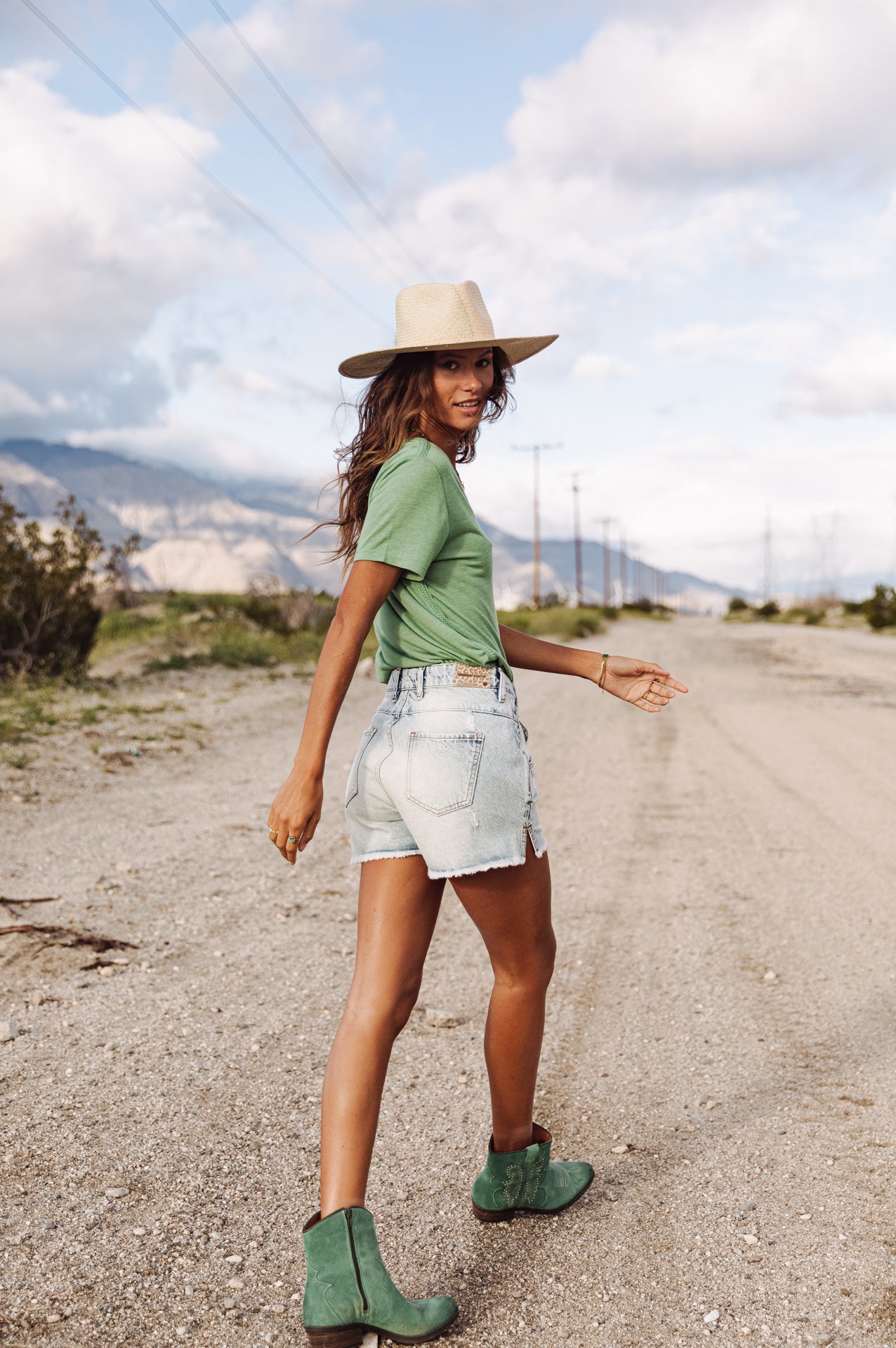 

Short taille haute Femme Jade Denim byronbay | Freeman T. Porter