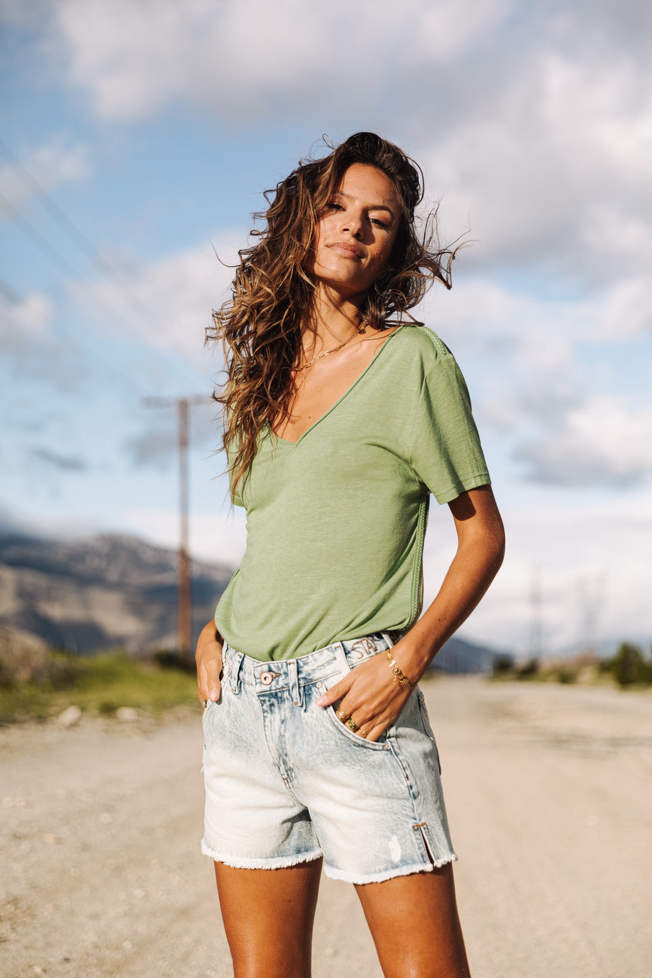 

High-waisted shorts Woman Jade byronbay | Freeman T. Porter
