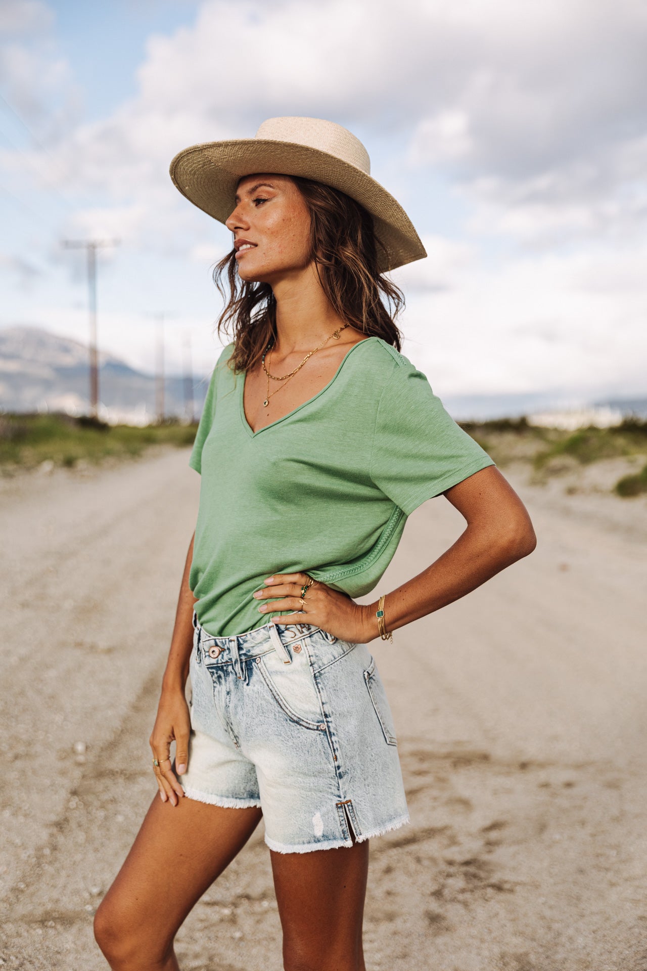 

High-waisted shorts Woman Jade byronbay | Freeman T. Porter
