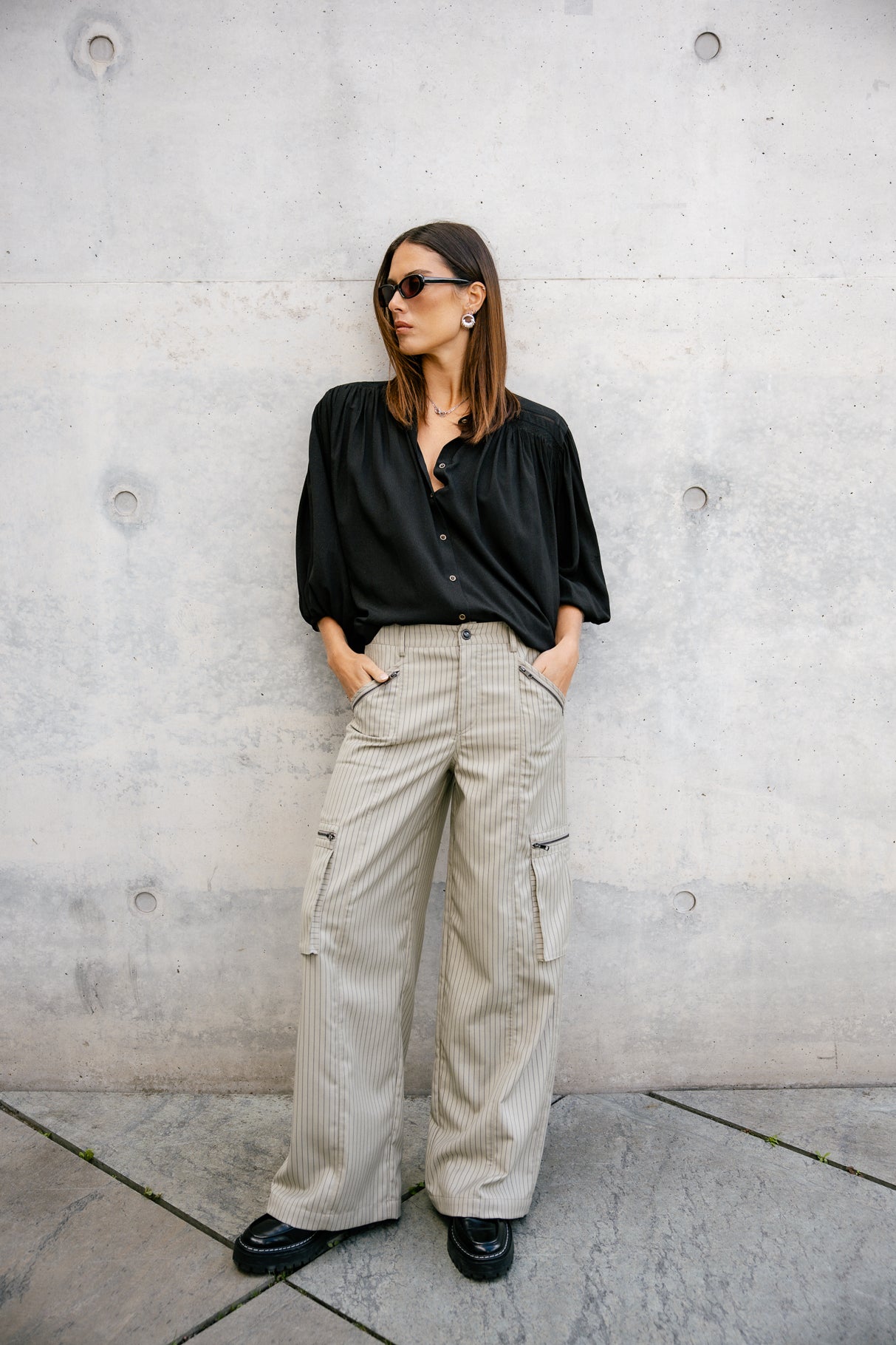   
            

Weite Hose Frau Giorgia Agafay light khaki | Freeman T. Porter
          